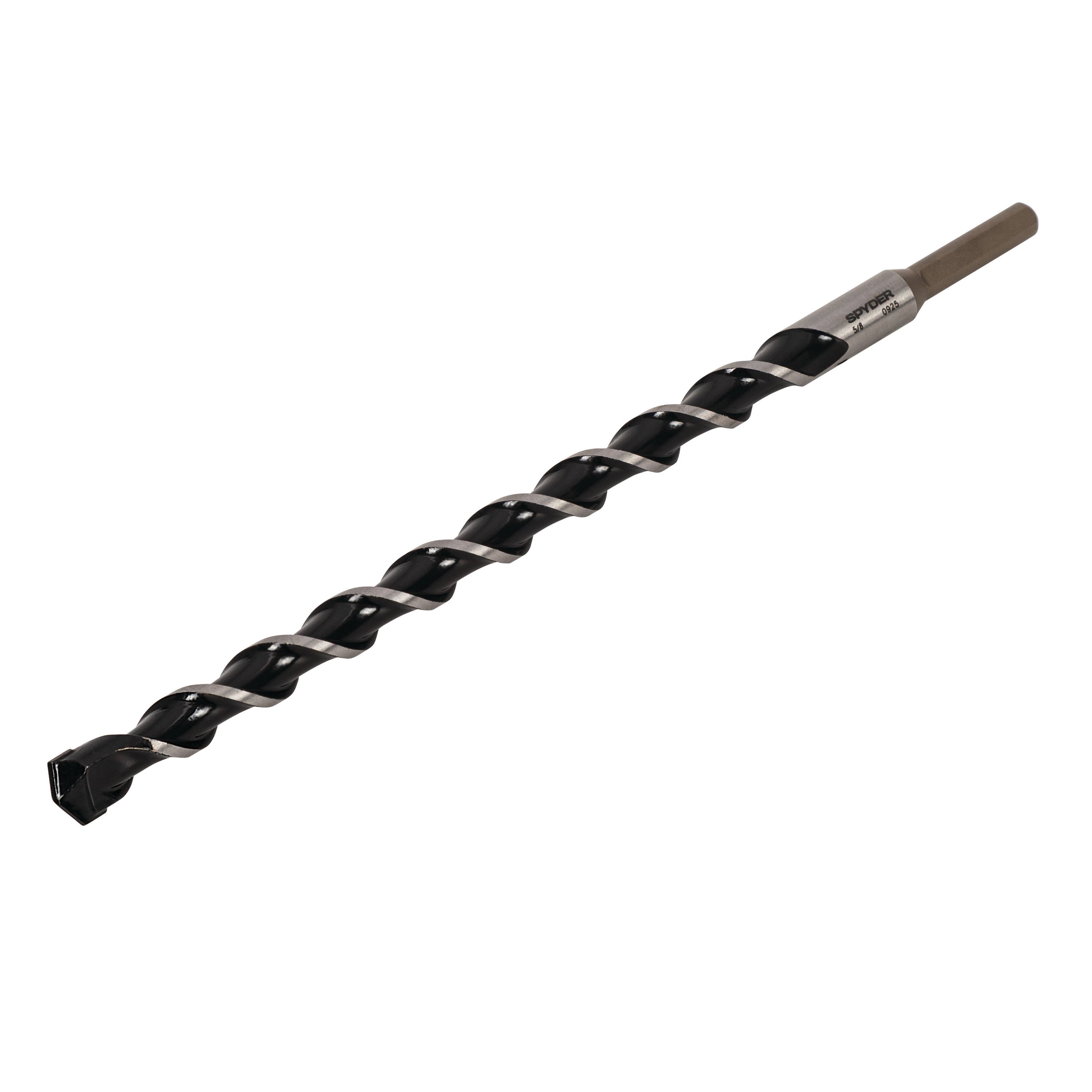 3/8" x 12" Three-Flat Grip Shank Rotary Hammer Drill Bit