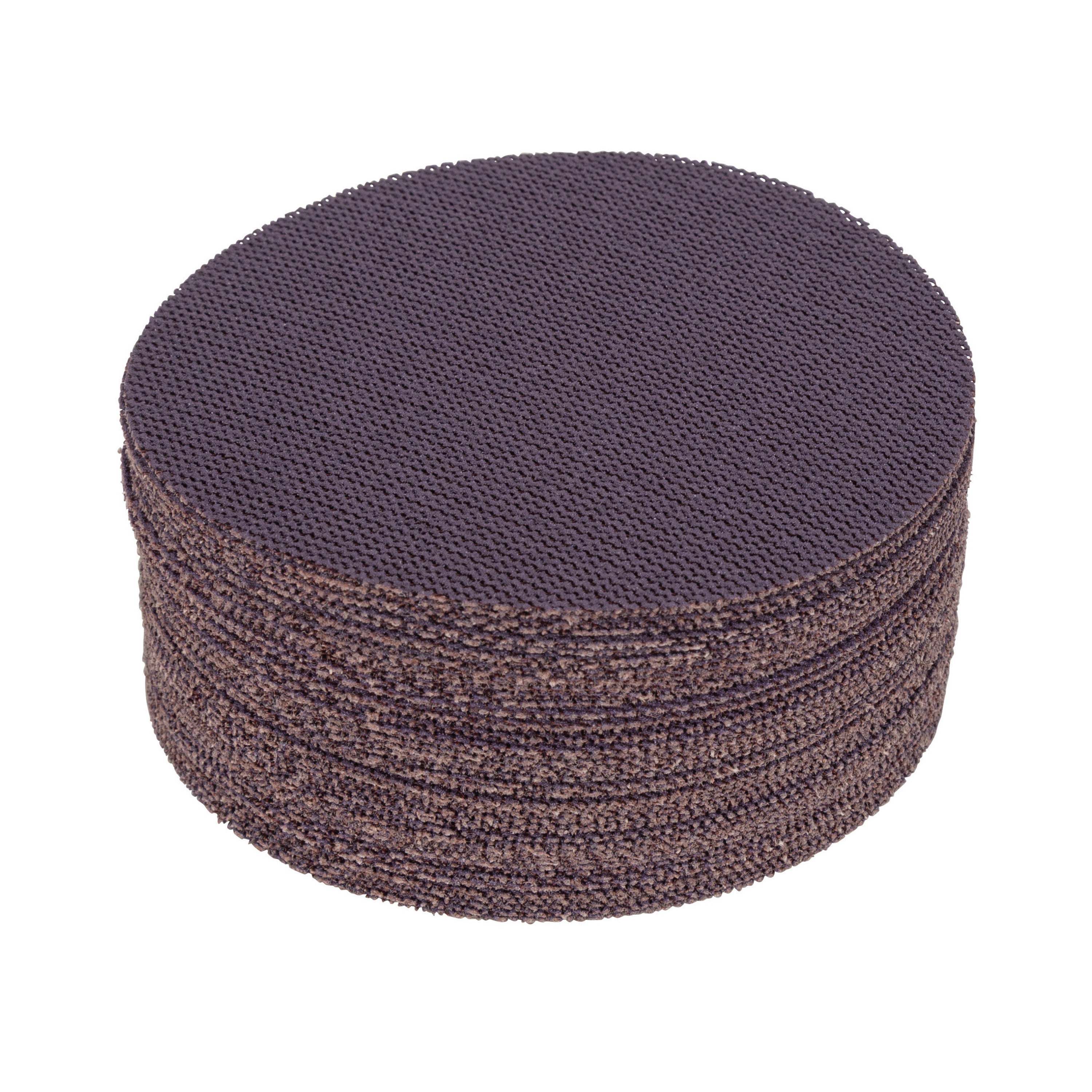 5" 100 Grit Ceramic Net Hook & Loop Sanding Discs (50-Pack) Bite