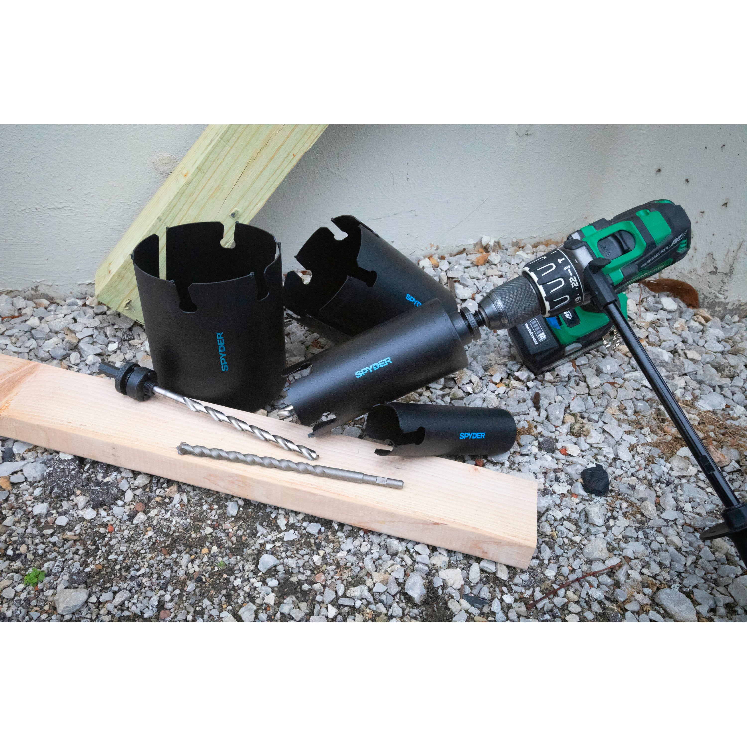 1/2" HSS Hex11 Deep Cut Quick Change Hole Saw Arbor & Pilot Bit