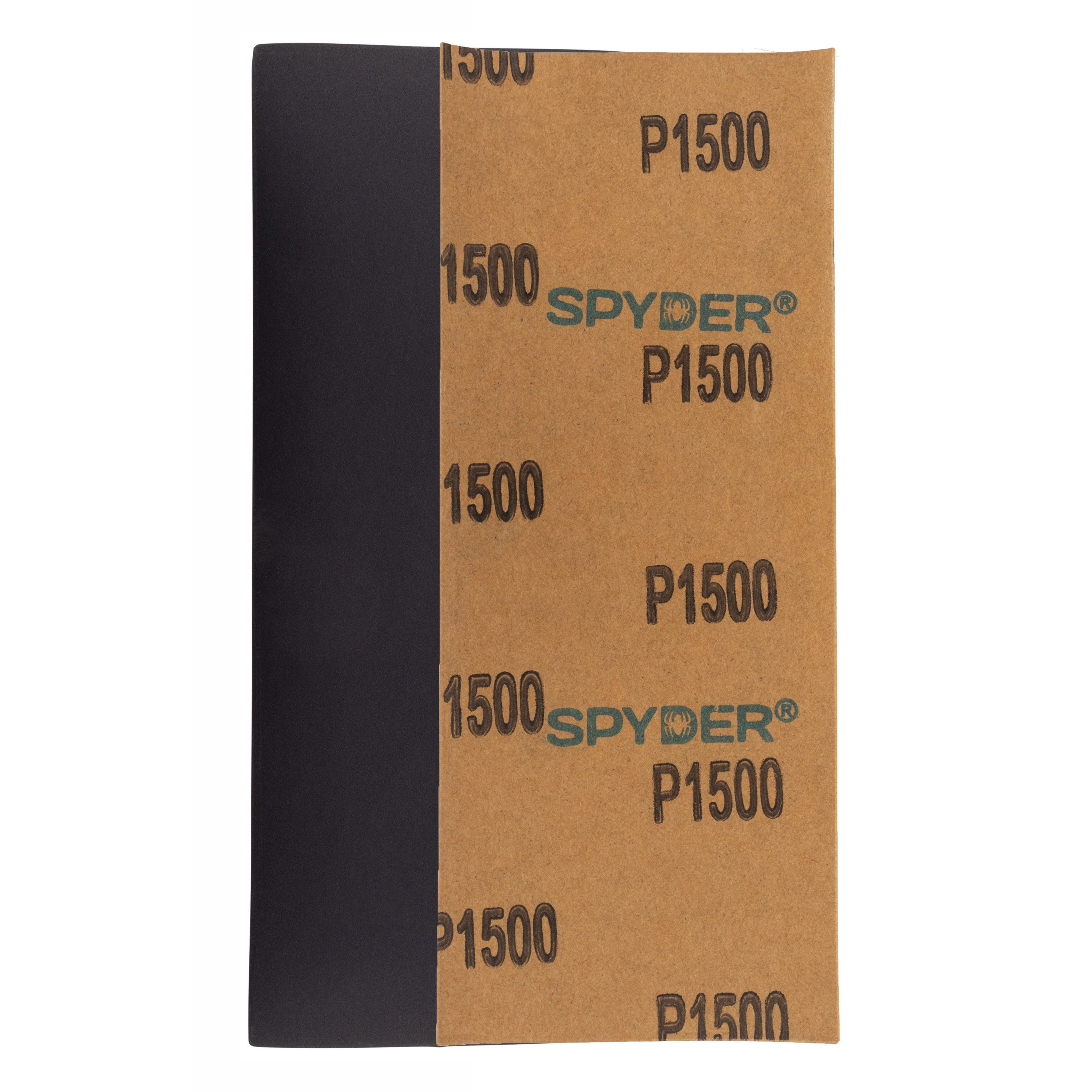 3-2/3" x 9" 1500 Grit Silicon Carbide Wet/Dry Sandpaper Sheets (10-Pack)