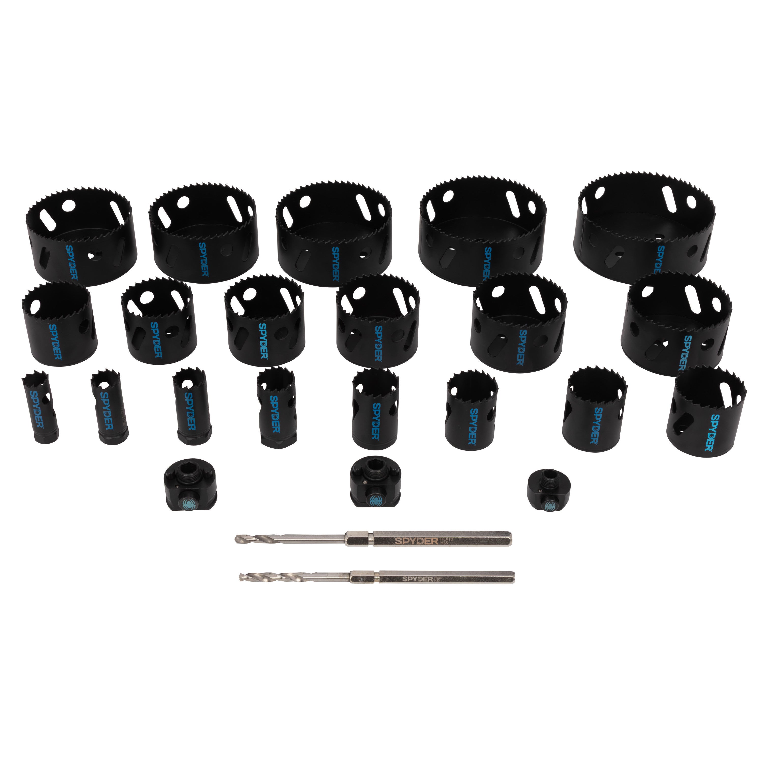 25-Piece Bi-Metal Master Hole Saw Kit Rapid Core Eject® Bi-Metal