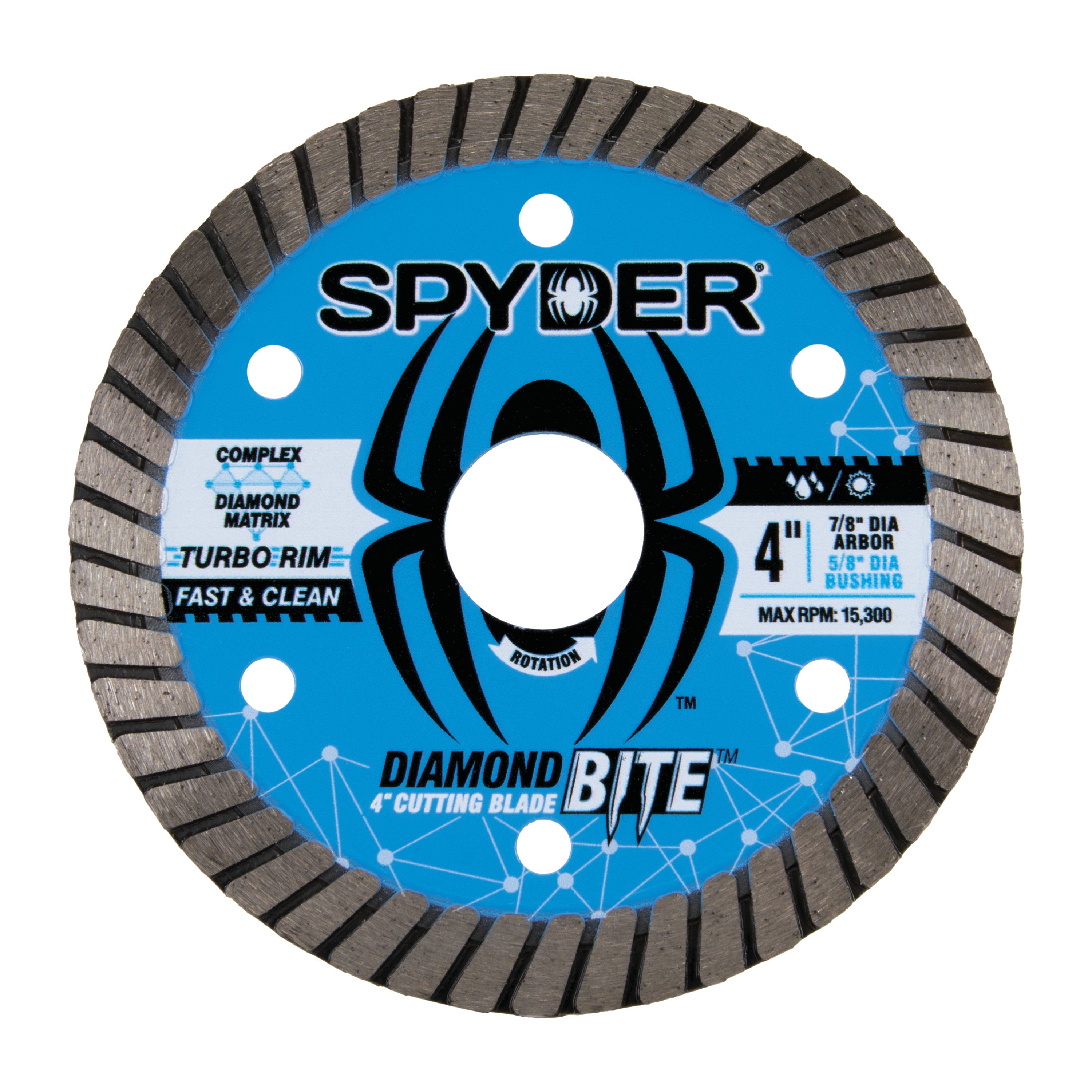 4" Wet/Dry Turbo Diamond Saw Blade Diamond Bite™