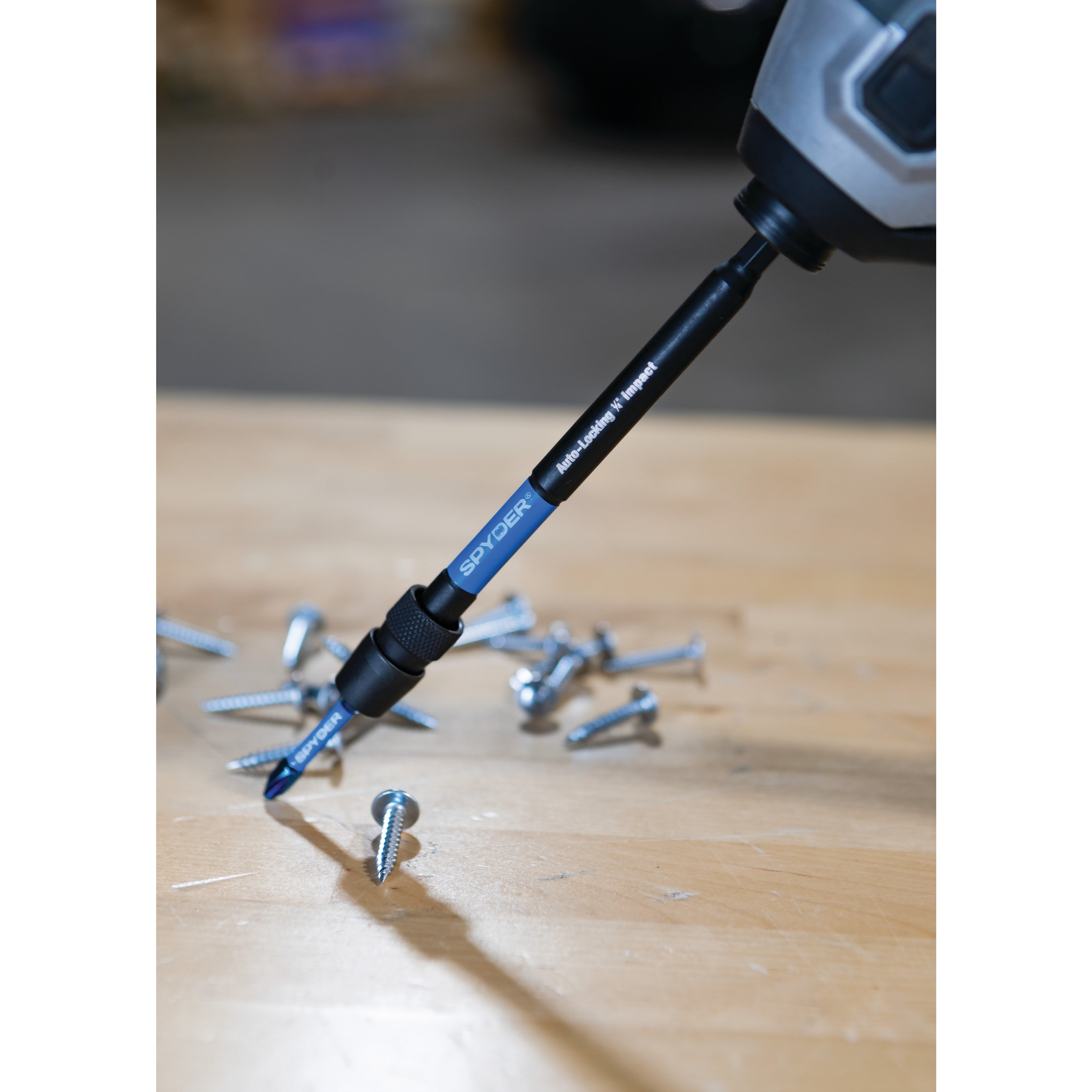 12" 1/4" x 1/4" Locking Bit Driver Holder