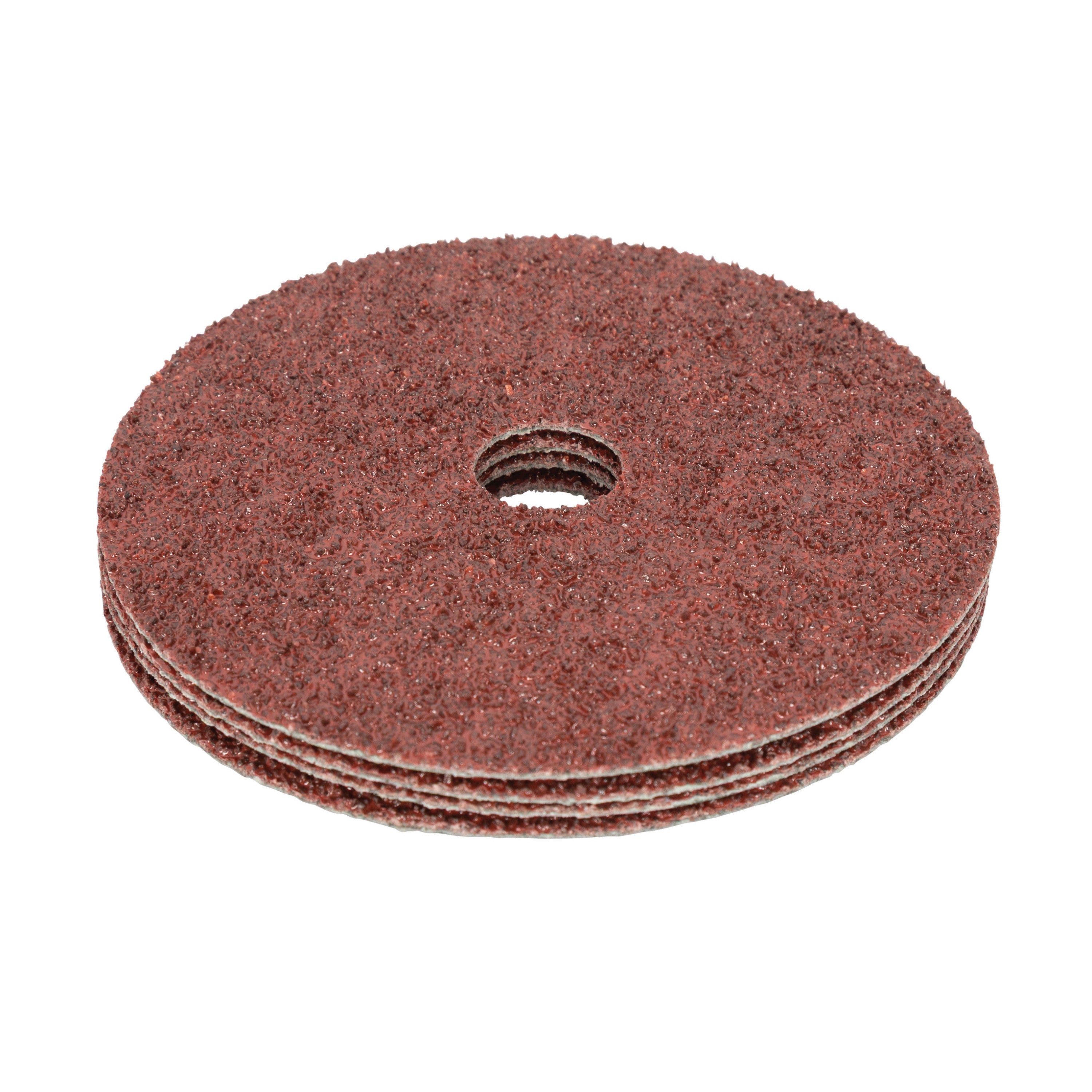 4" x 5/8" 36 Grit Aluminum Oxide Resin Fiber Sanding Discs (4-Pack)