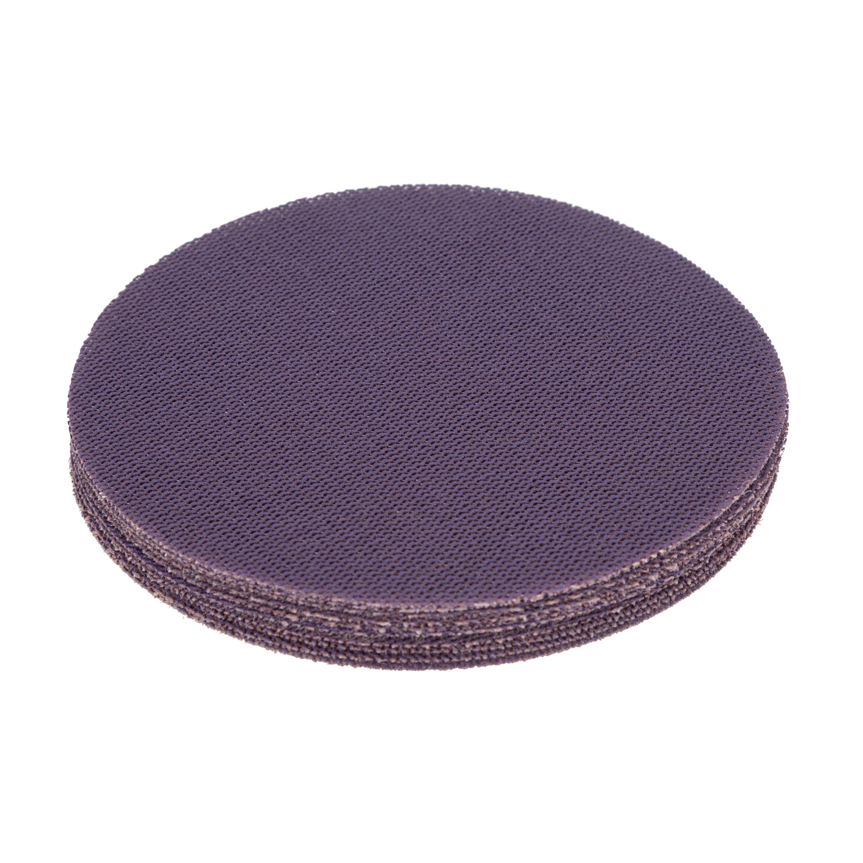 5" 180 Grit Ceramic Net Hook & Loop Sanding Discs (10-Pack) Bite