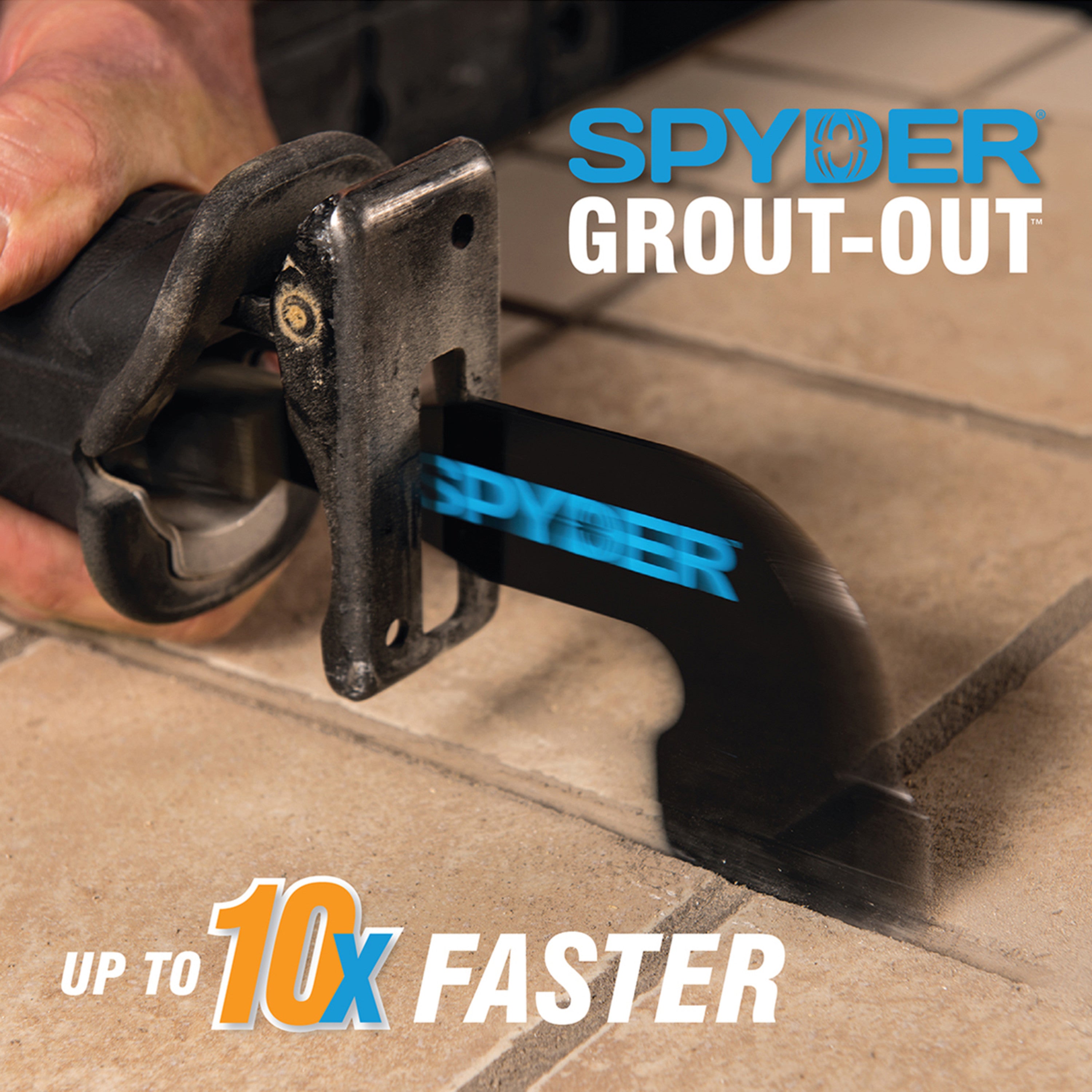 2-Piece Grout Removal Tool Set, Attachments for Reciprocating Saws (1/16 to 3/16" & 3/16 to 3/4") Grout-Out™