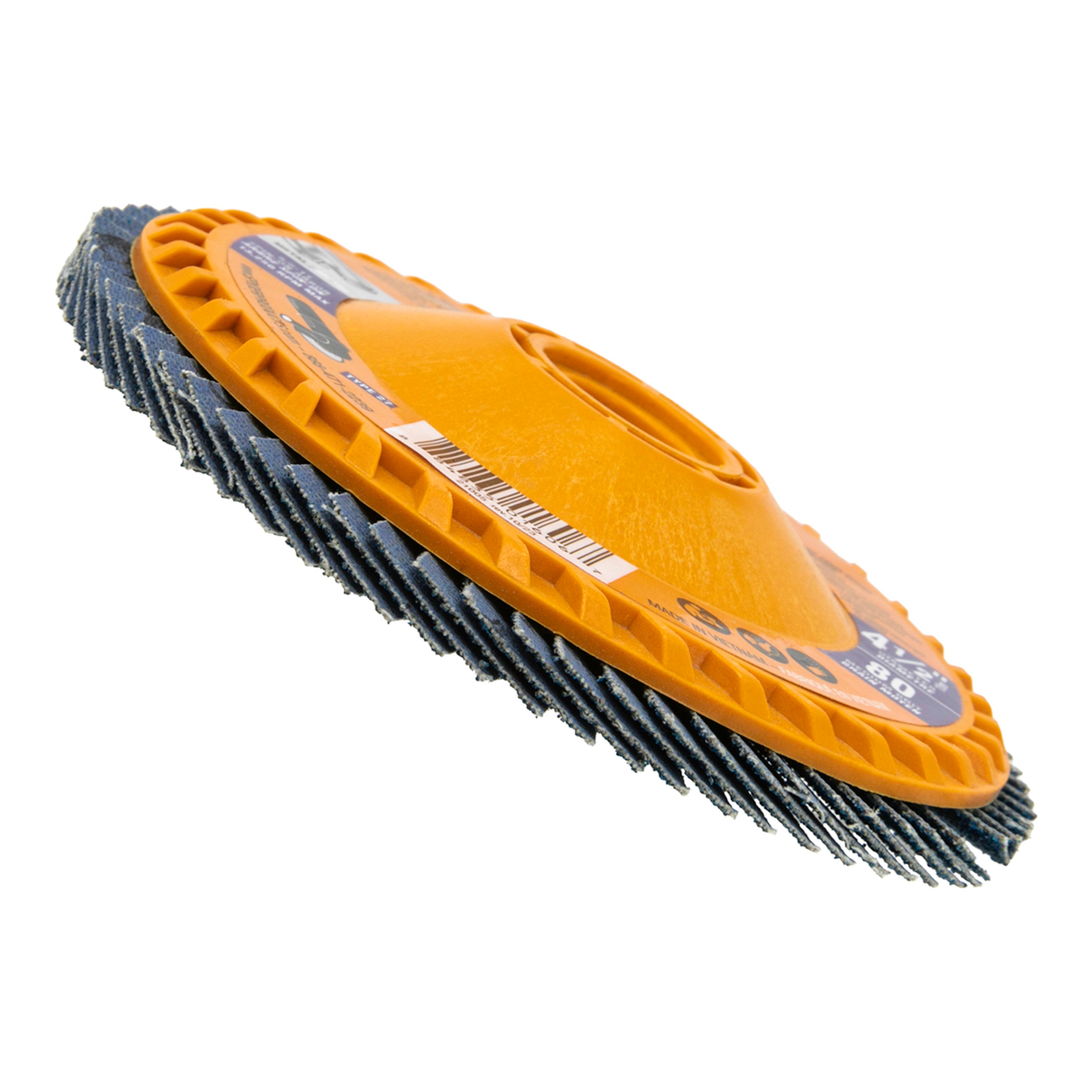 4.5" Ceramic 80-Grit Flap Disc Bite™