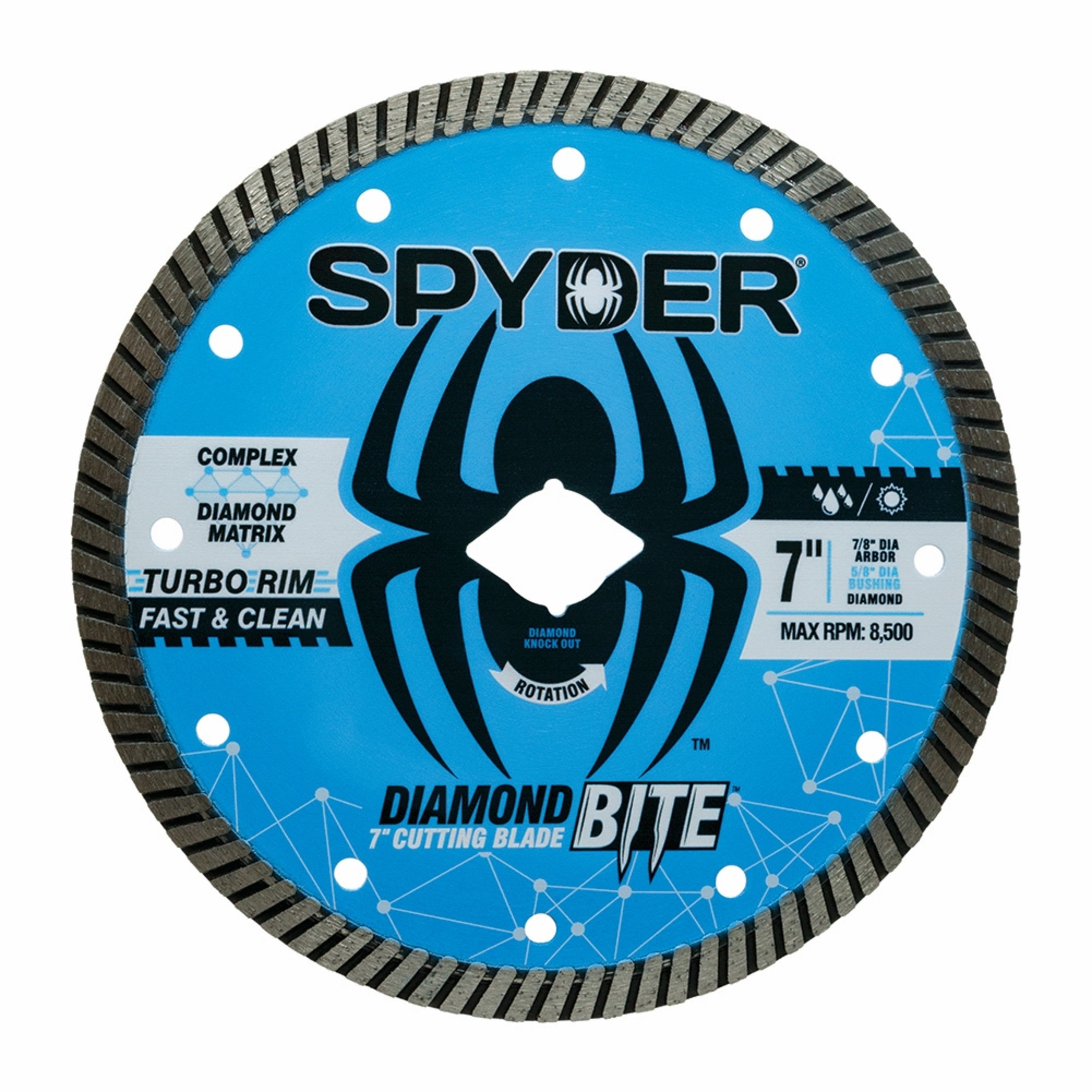 7" Wet/Dry Turbo Diamond Saw Blade Diamond Bite™