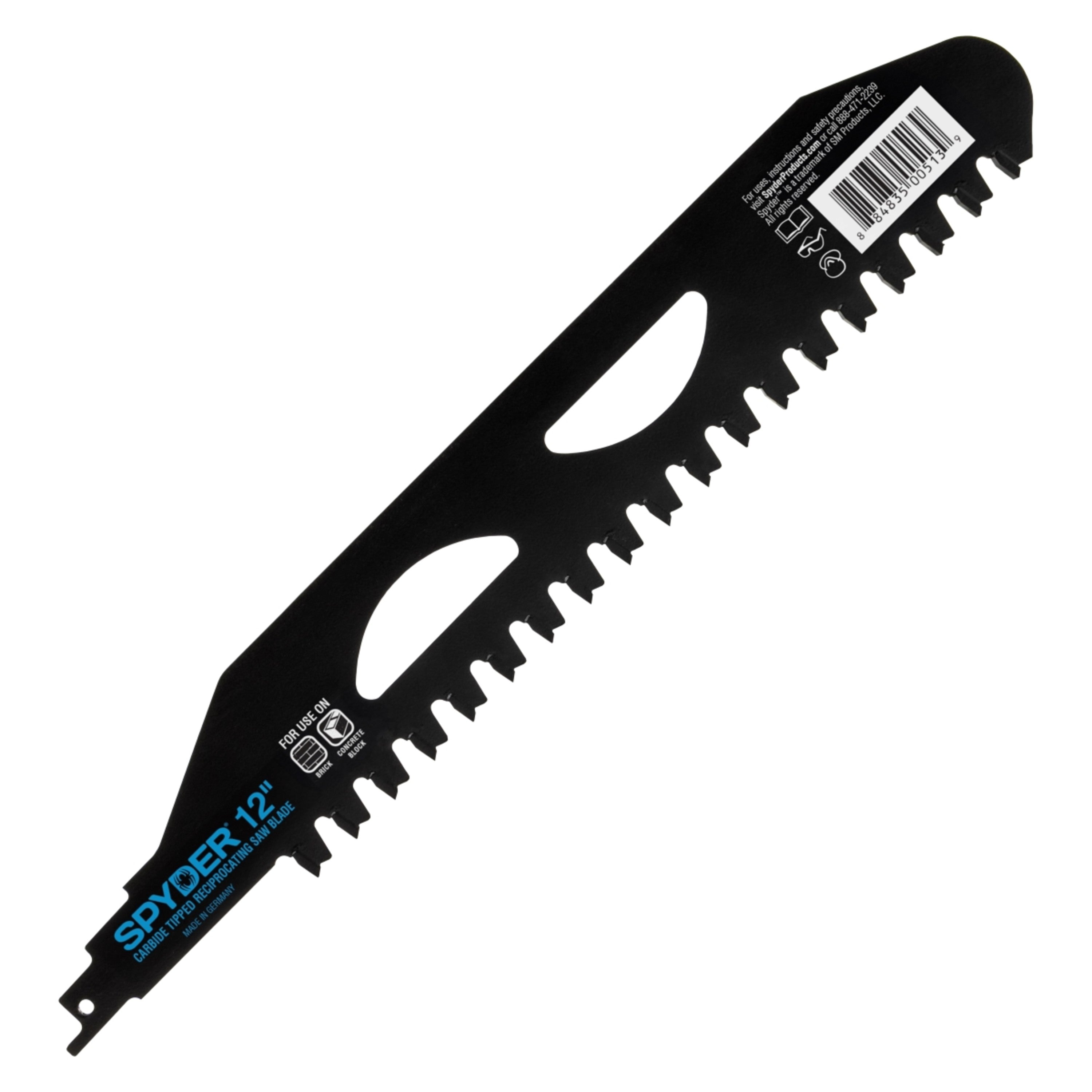 12" 2-TPI Brick & Concrete Demolition TCT Reciprocating Saw Blade