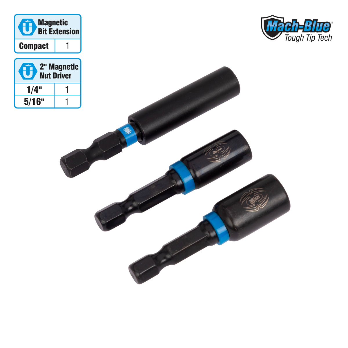 80-Piece Impact Driver Bit Set Mach-Blue®