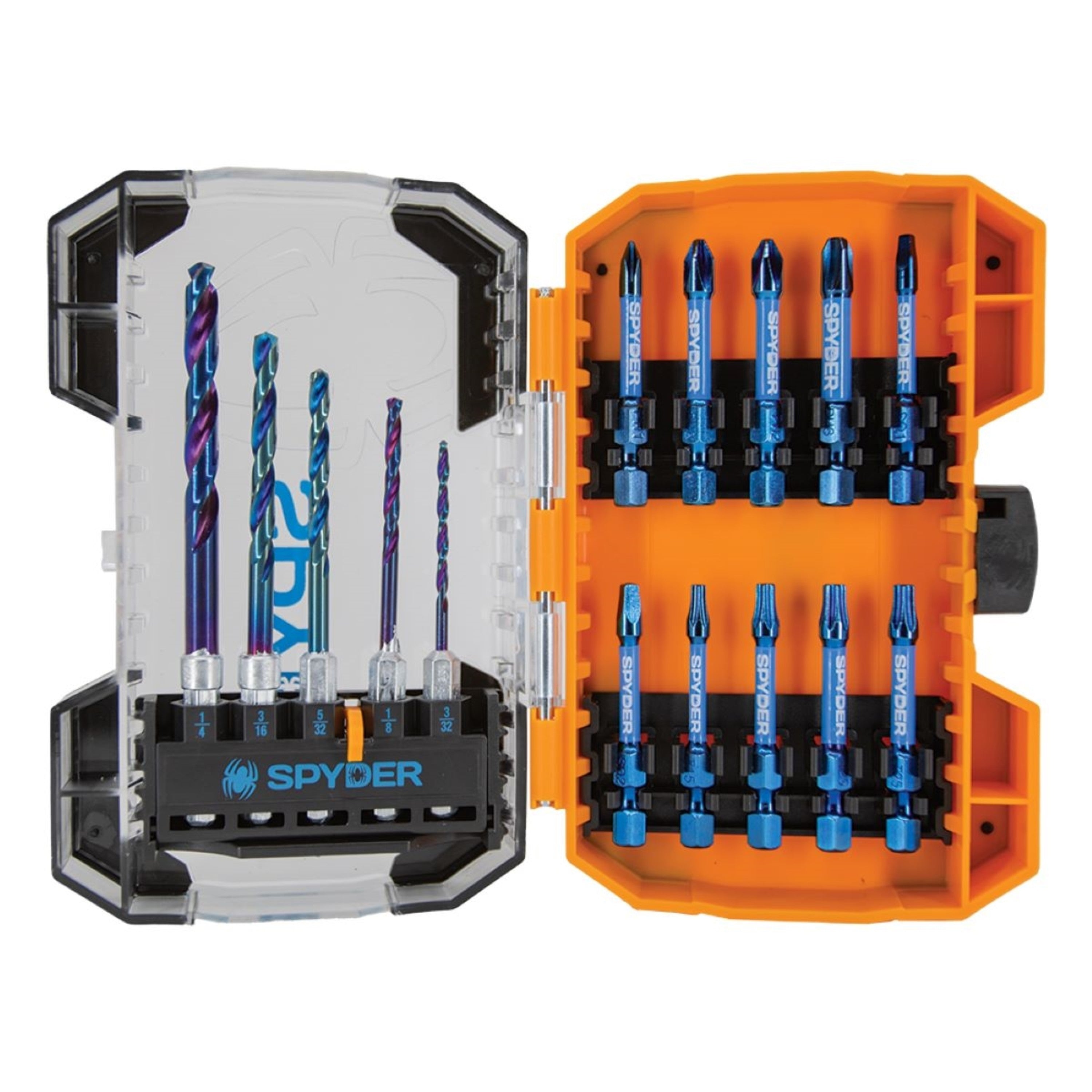 Kit de brocas para taladro y atornillador de impacto Stinger™ Mach-Blue™ de 15 piezas