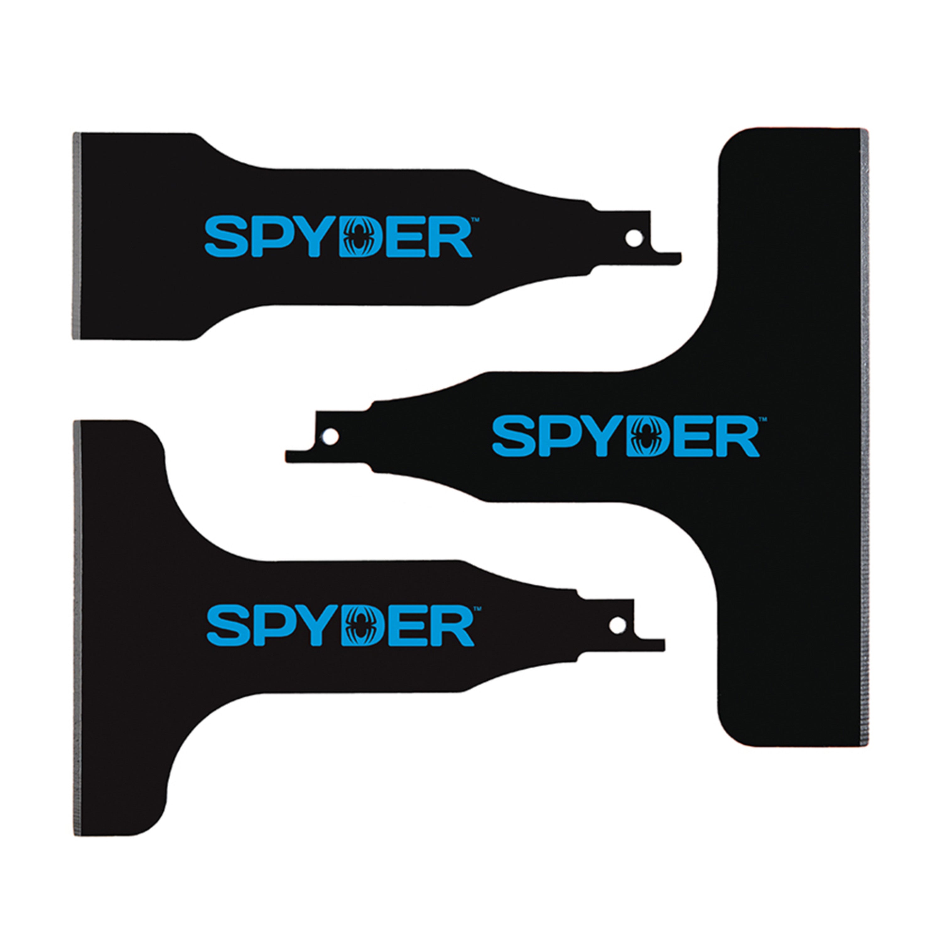 3-Piece Scraper Blade Reciprocating Saw Attachment Set (2, 4, & 6") Spyder Scraper™