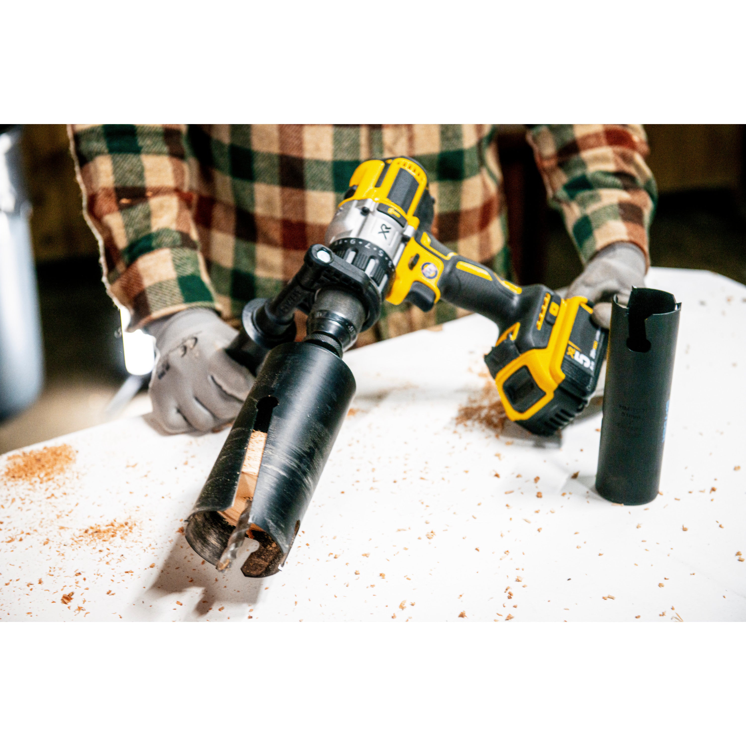 1/2" TCT Hex11 Deep Cut Quick Change Hole Saw Arbor & Pilot Bit