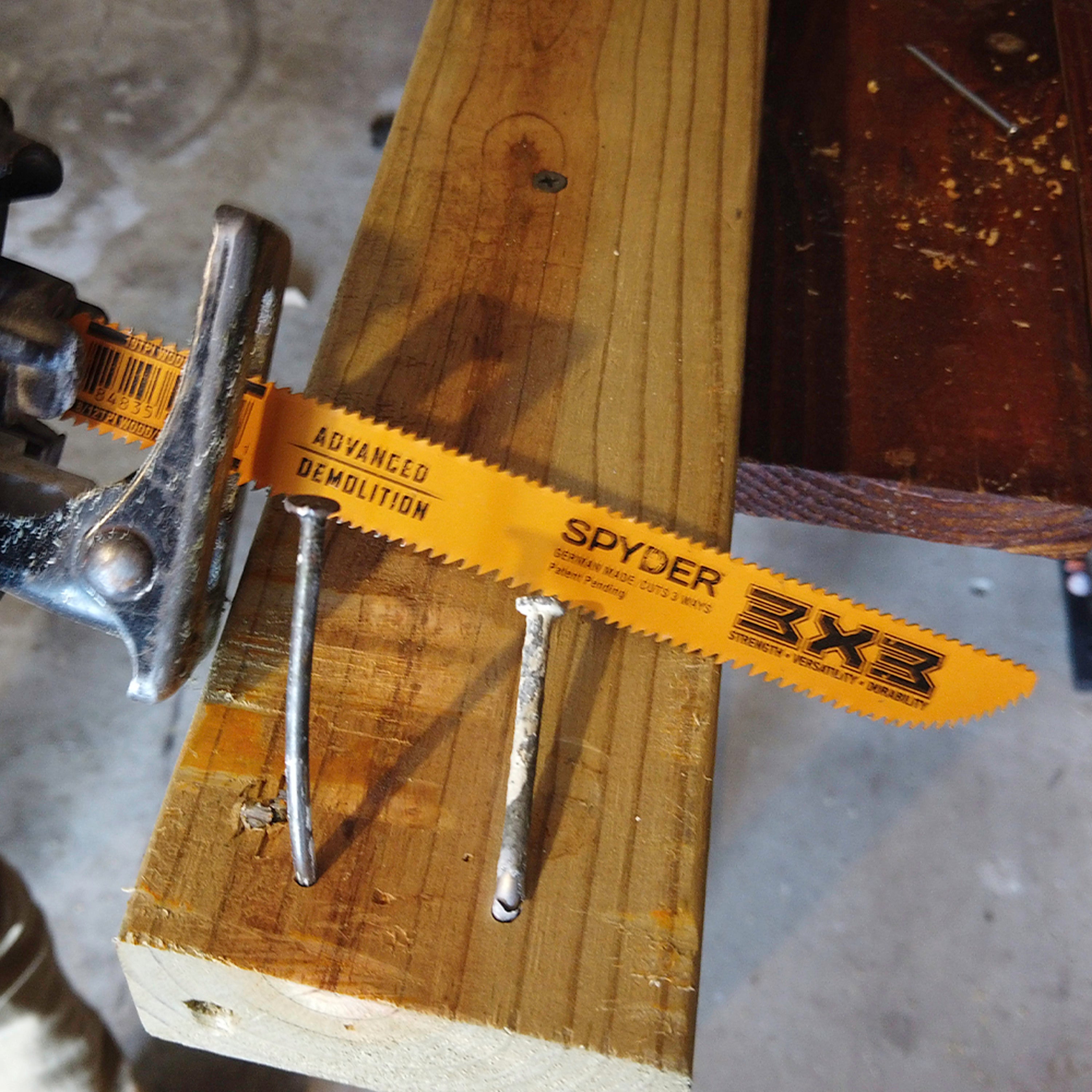 Double-Sided 8" Extreme Metal Wood/Metal Cutting 10/14-TPI Reciprocating Saw Blade 3X3™