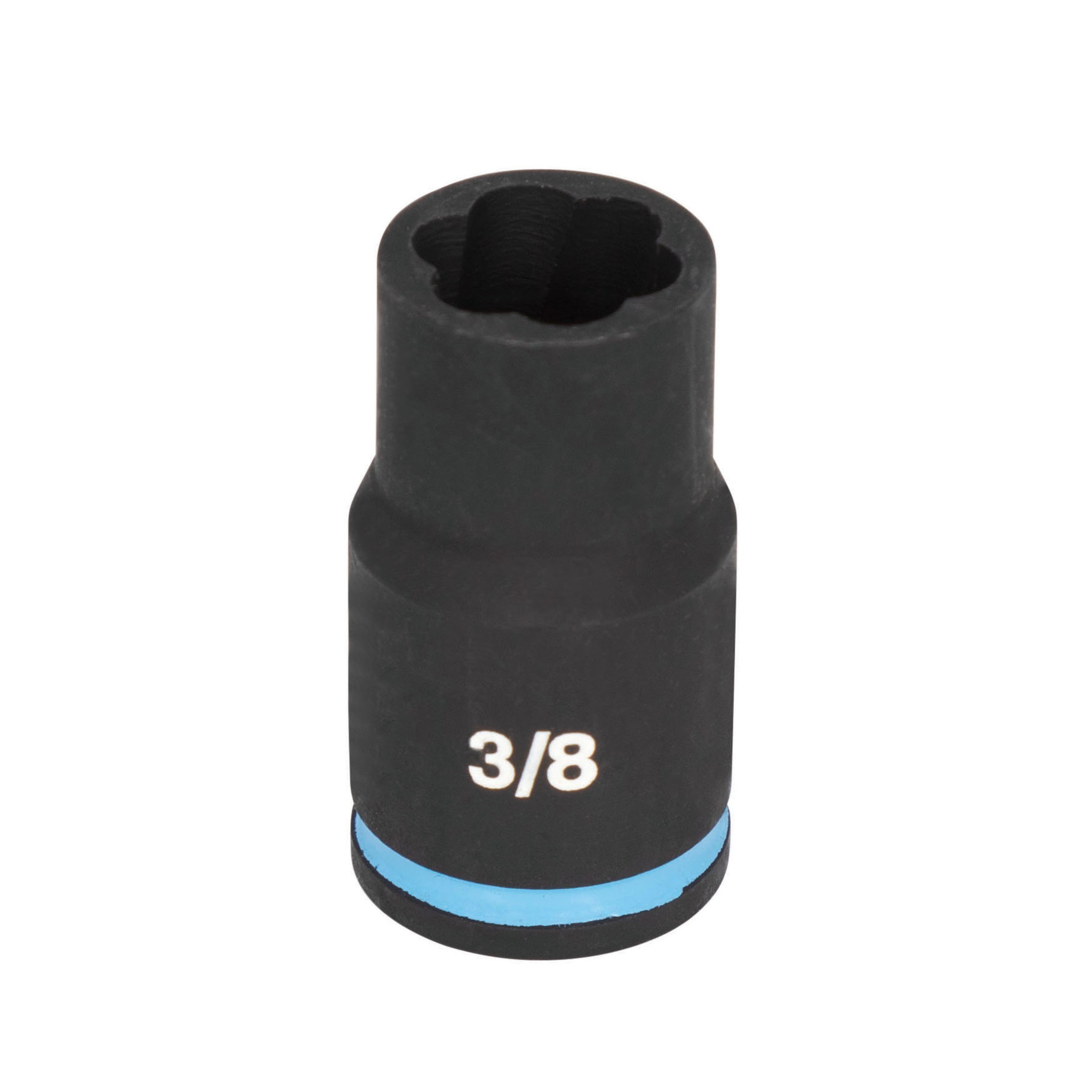 6-Piece 3/8" Drive SAE/Metric Extractor Impact Socket Set with Adapter