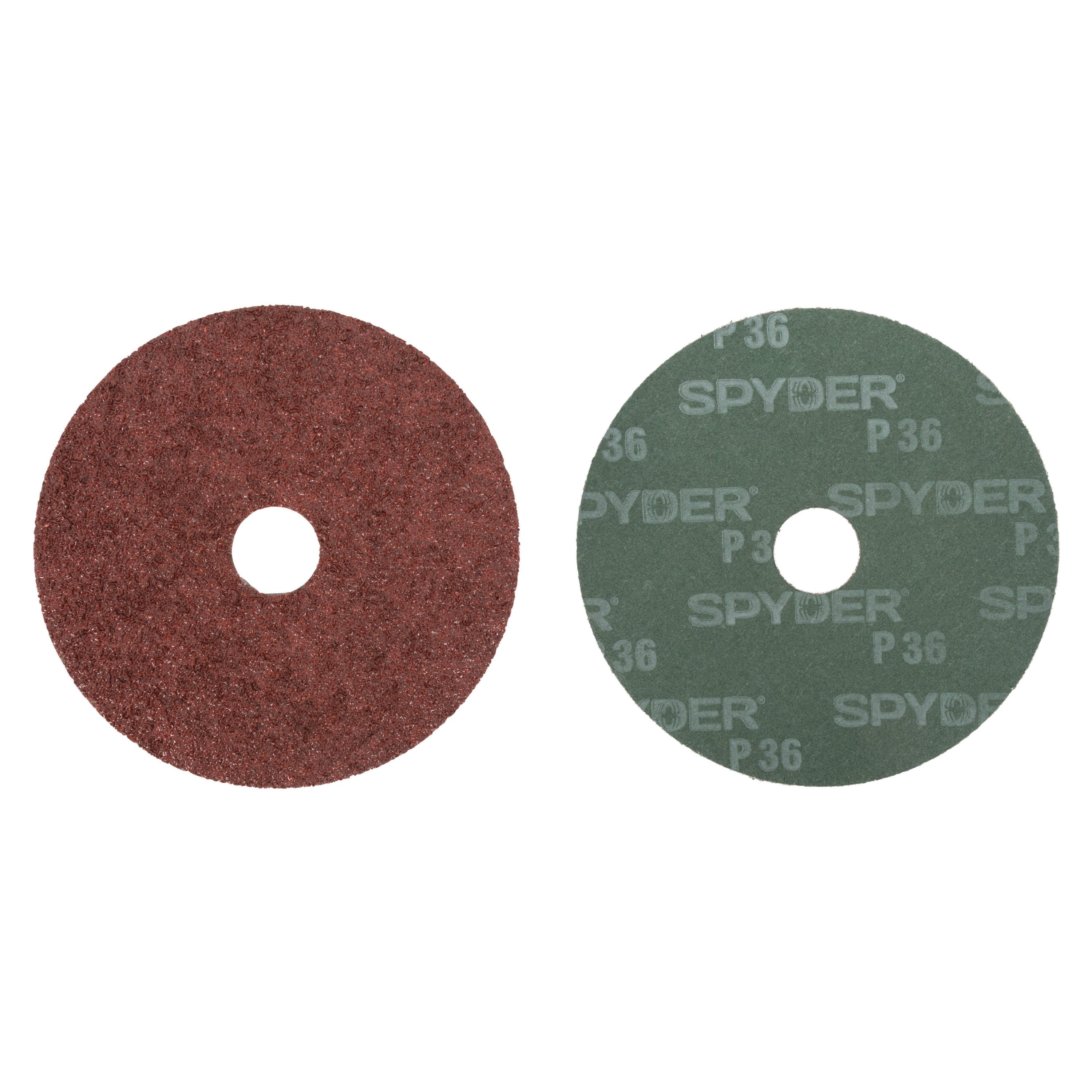 5" x 7/8" 36 Grit Aluminum Oxide Resin Fiber Sanding Discs (4-Pack)
