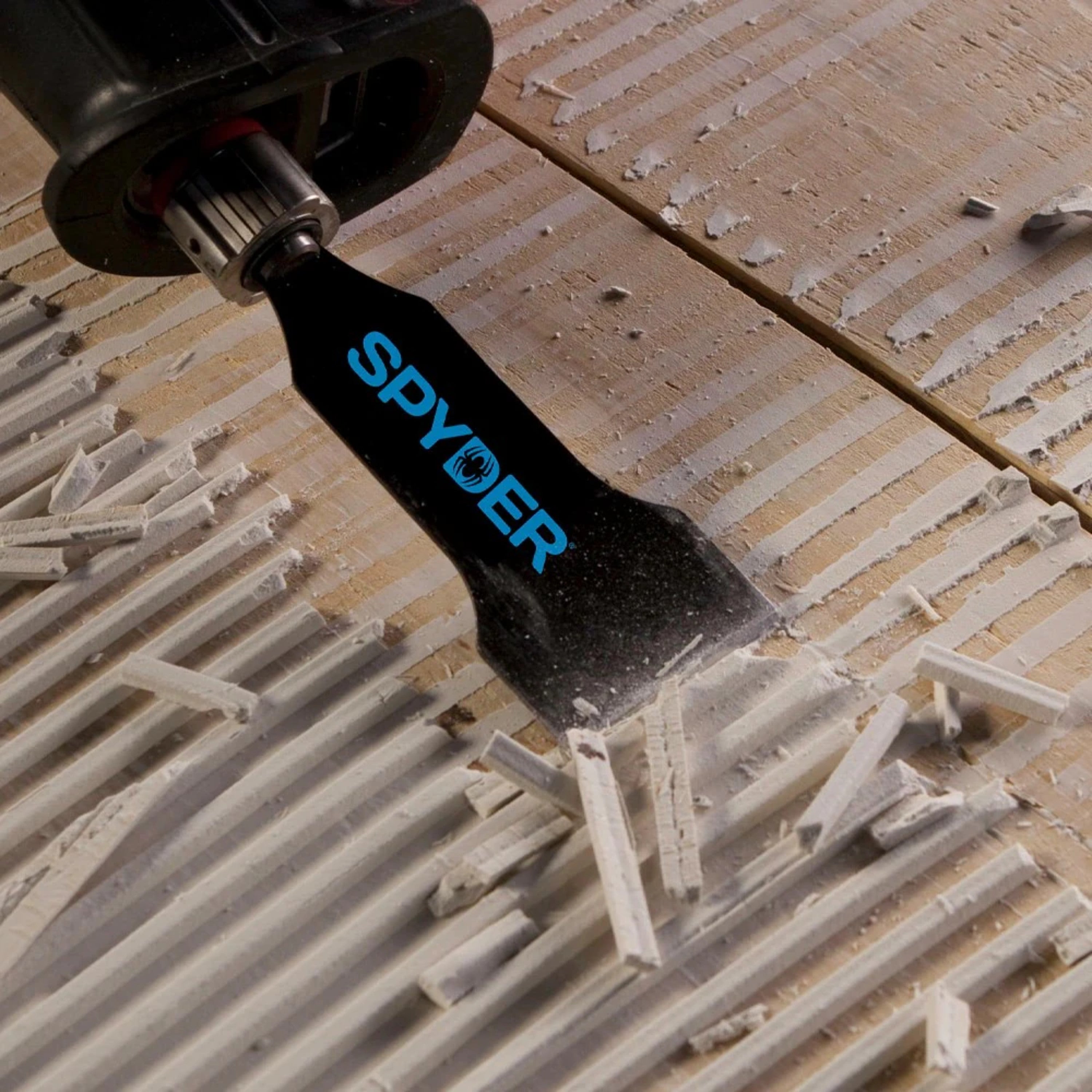 3-Piece Scraper Blade Reciprocating Saw Attachment Set (2, 4, & 6") Spyder Scraper™
