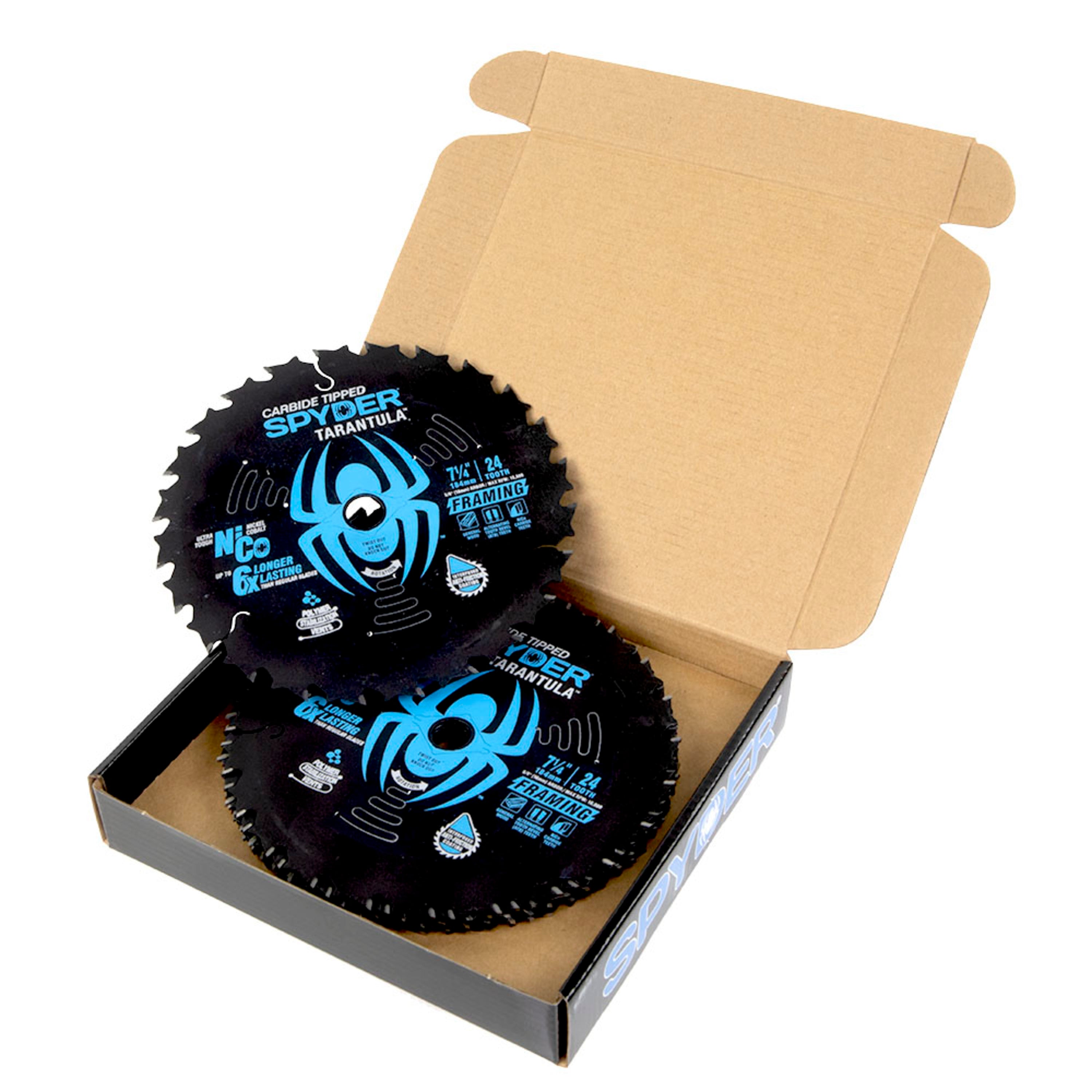 7-1/4" 24-Tooth TCT Framing Circular Saw Blade (10-Pack) Tarantula™