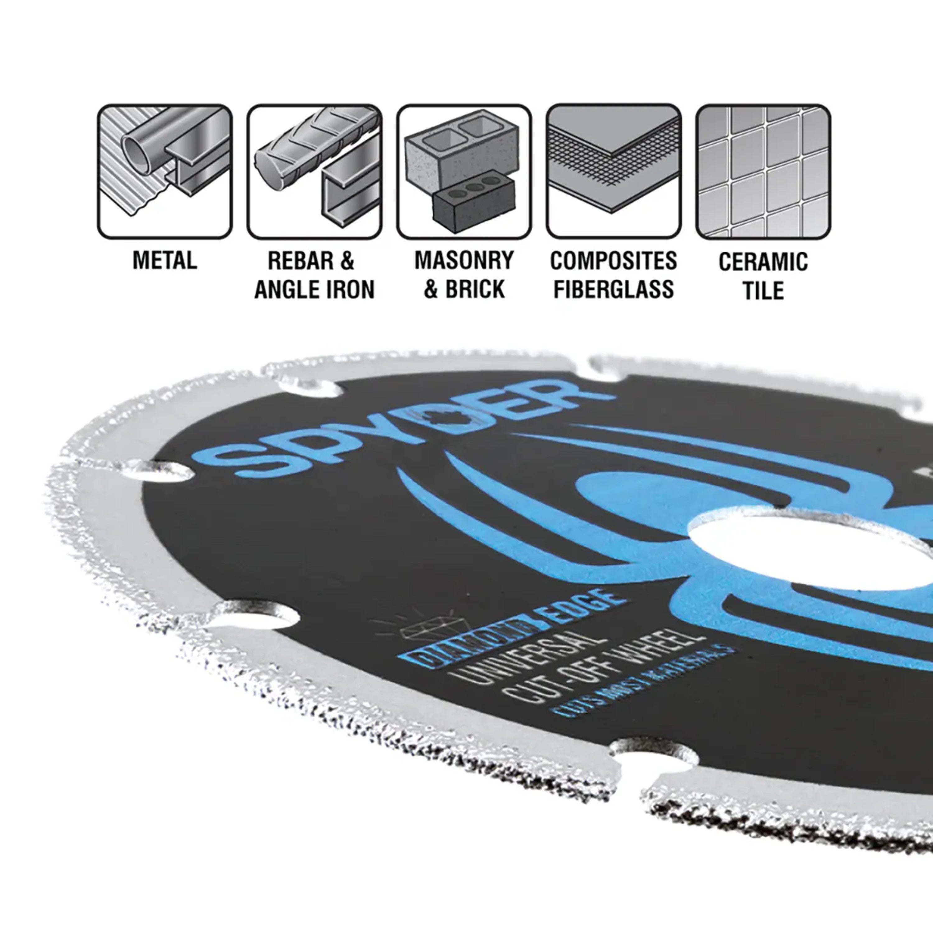4.5" Diamond Cut-Off Wheel (2-Pack) Diamond Bite™
