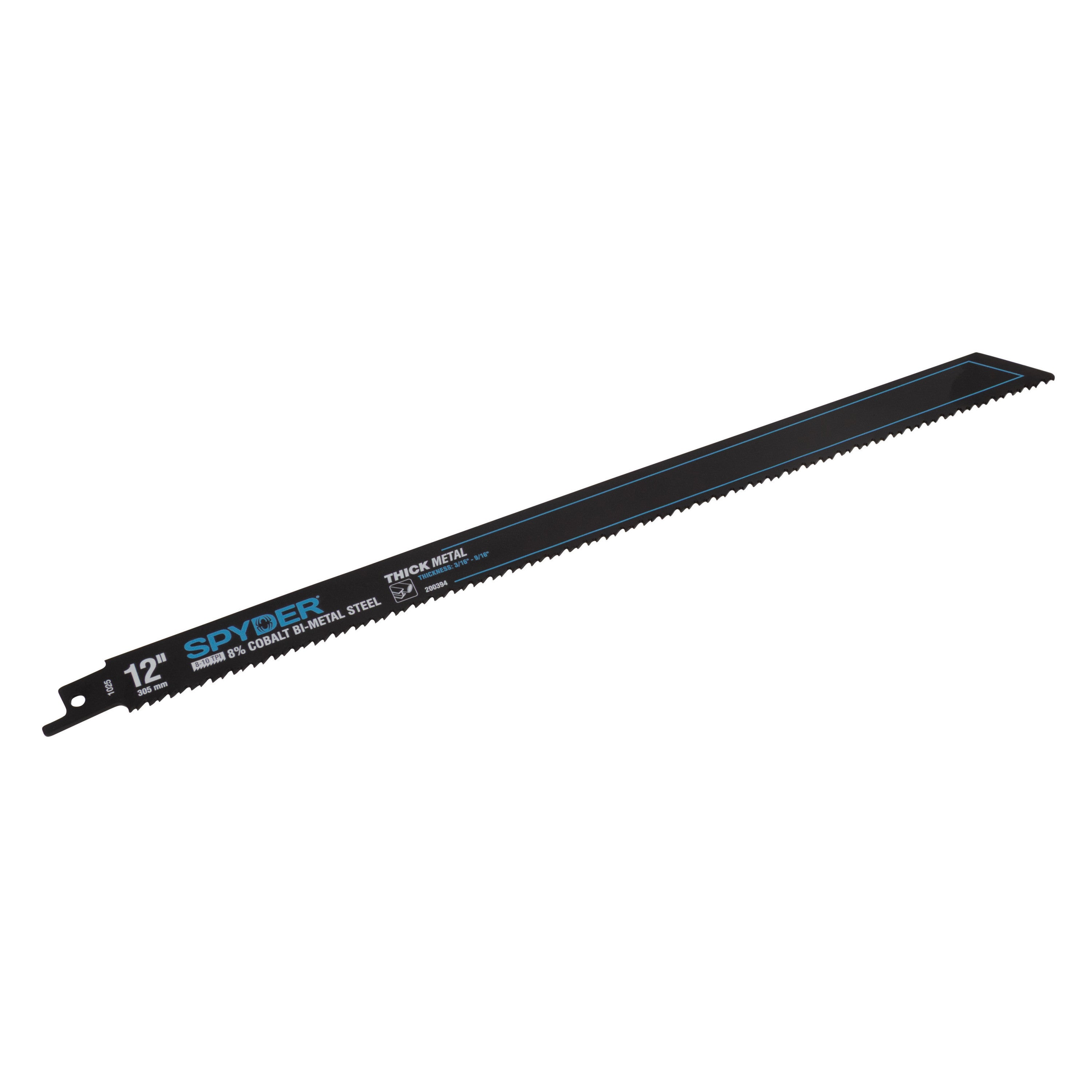 12" 8-10 TPI Bi-Metal Reciprocating Saw Blade Black Series™