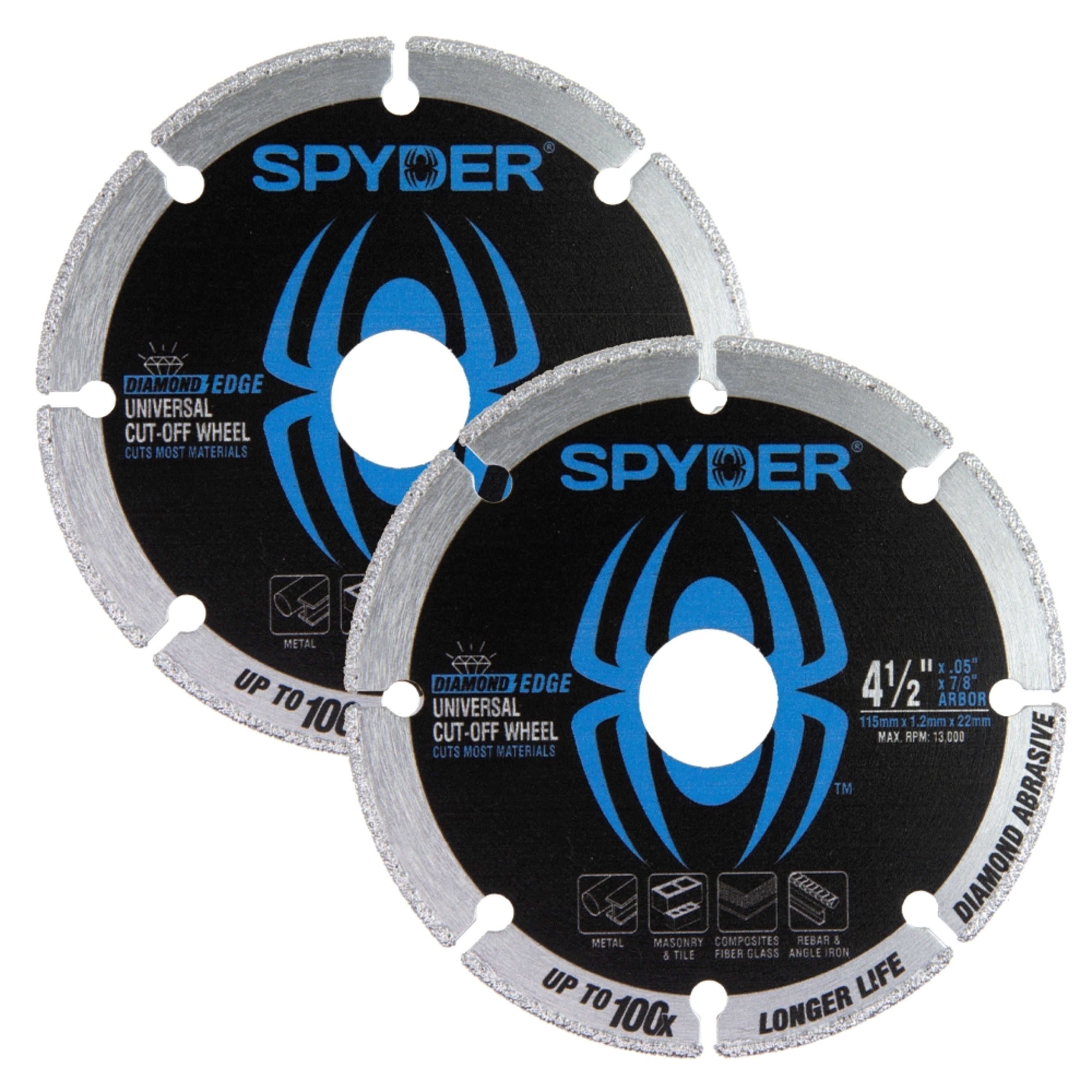 4.5" Diamond Cut-Off Wheel (2-Pack) Diamond Bite™