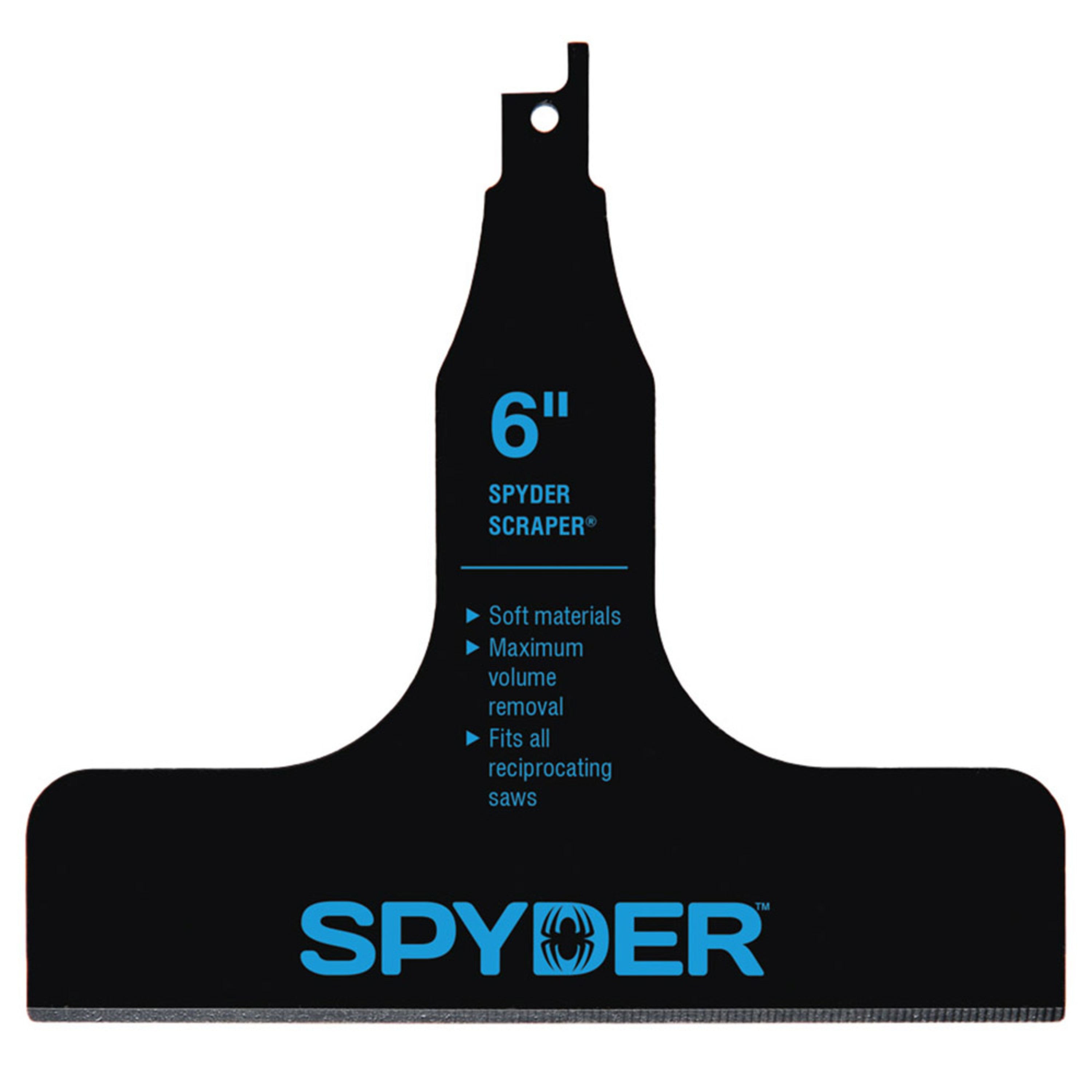 6" Scraper Blade Attachment for Reciprocating Saws Spyder Scraper™