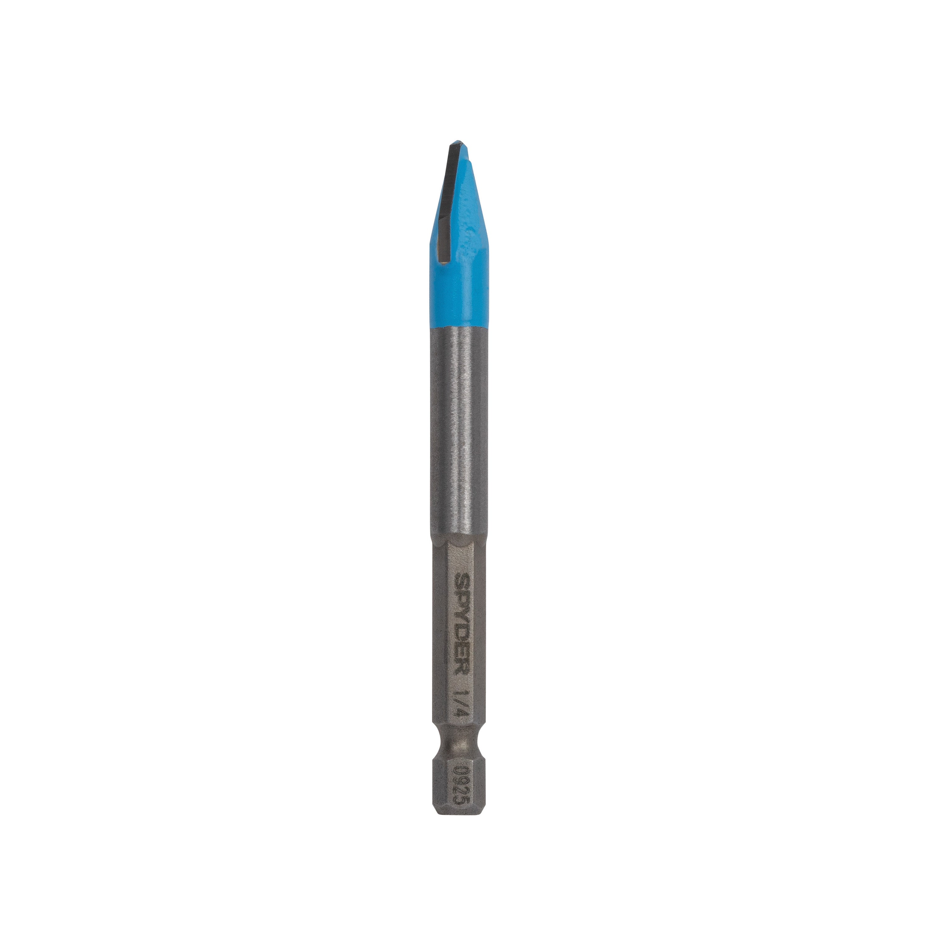 3/8" x 3.5" Quick-Release Hex Shank Carbide-Tipped Glass & Tile Drill Bit