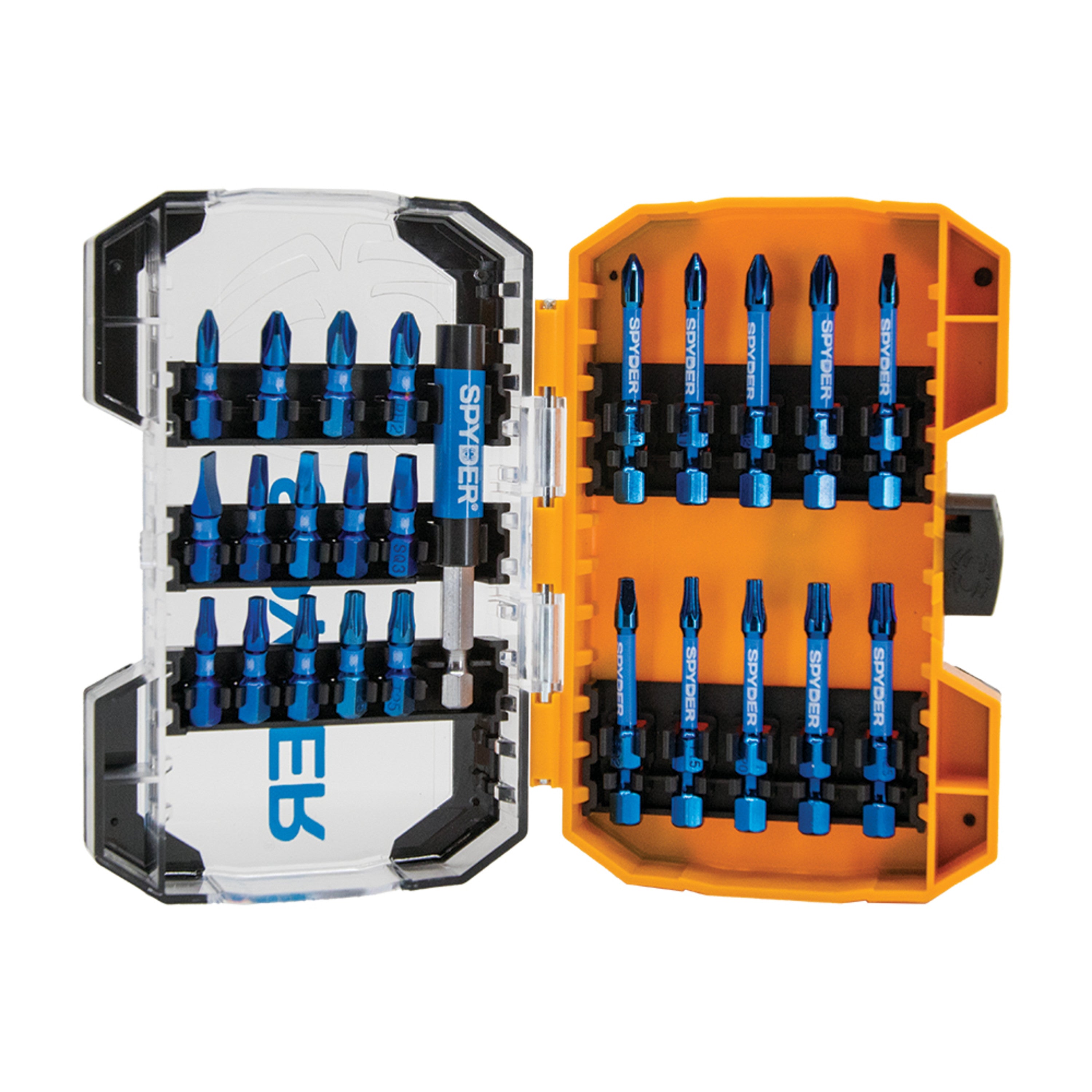 25-Piece 1" & 2" Impact Driver Bit Set Mach-Blue®