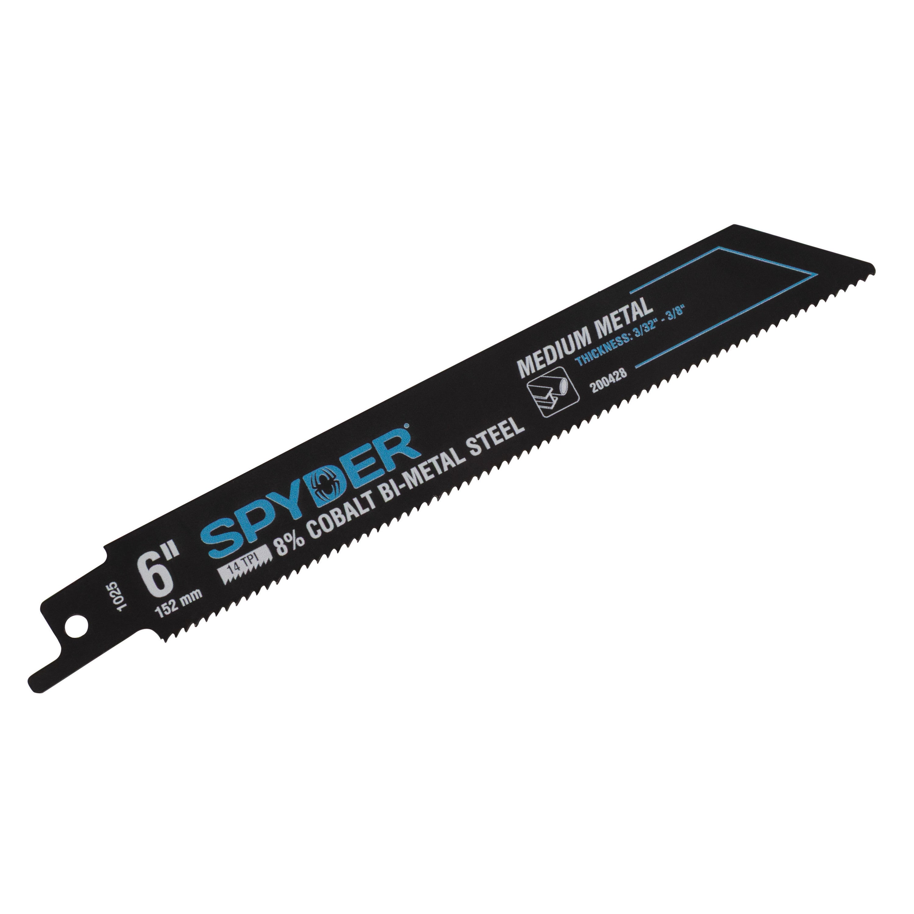 6" 14 TPI Bi-Metal Reciprocating Saw Blade Black Series™