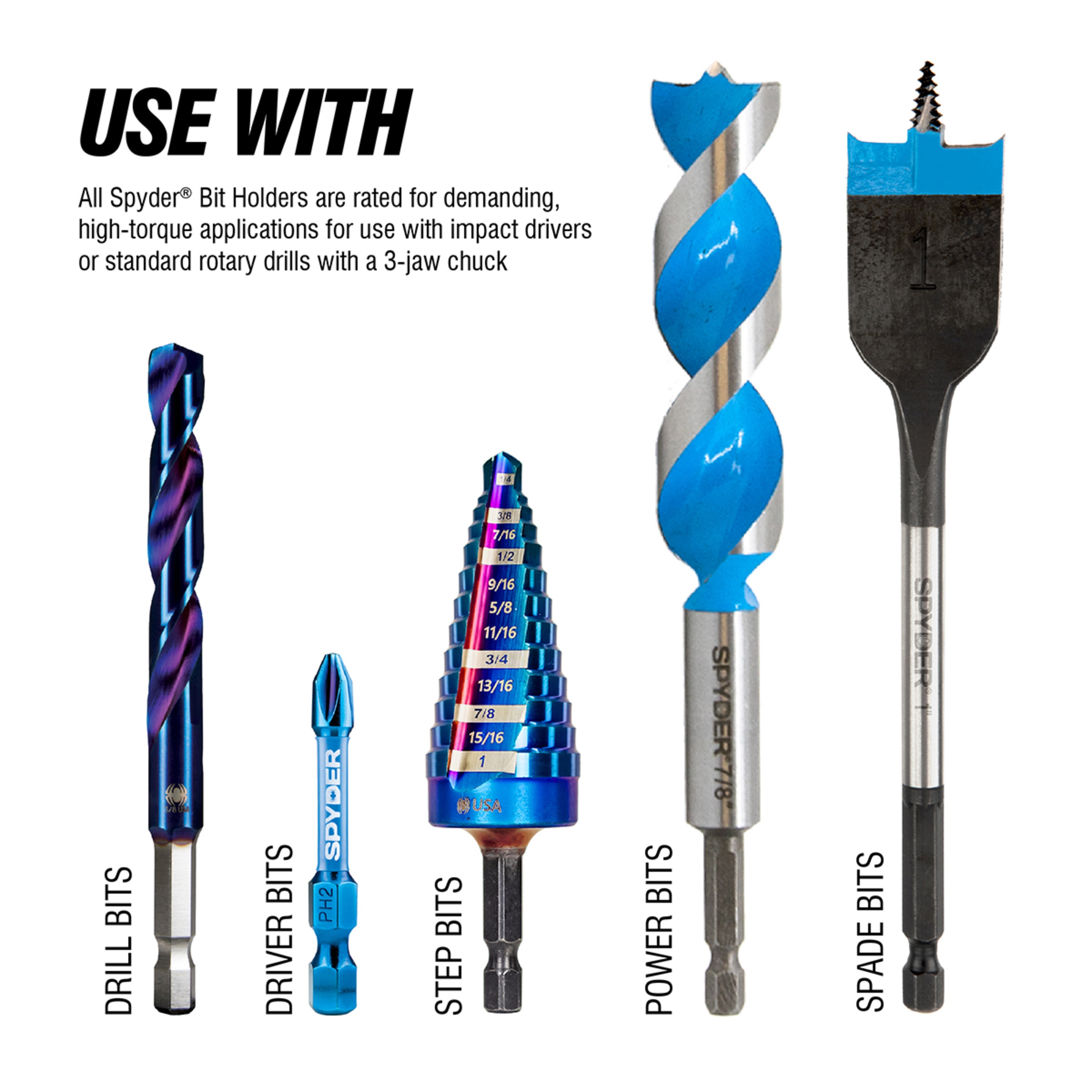 Extensión de sierra de corona con bloqueo Hex8 y Hex10 de 12" Rapid Core Eject™