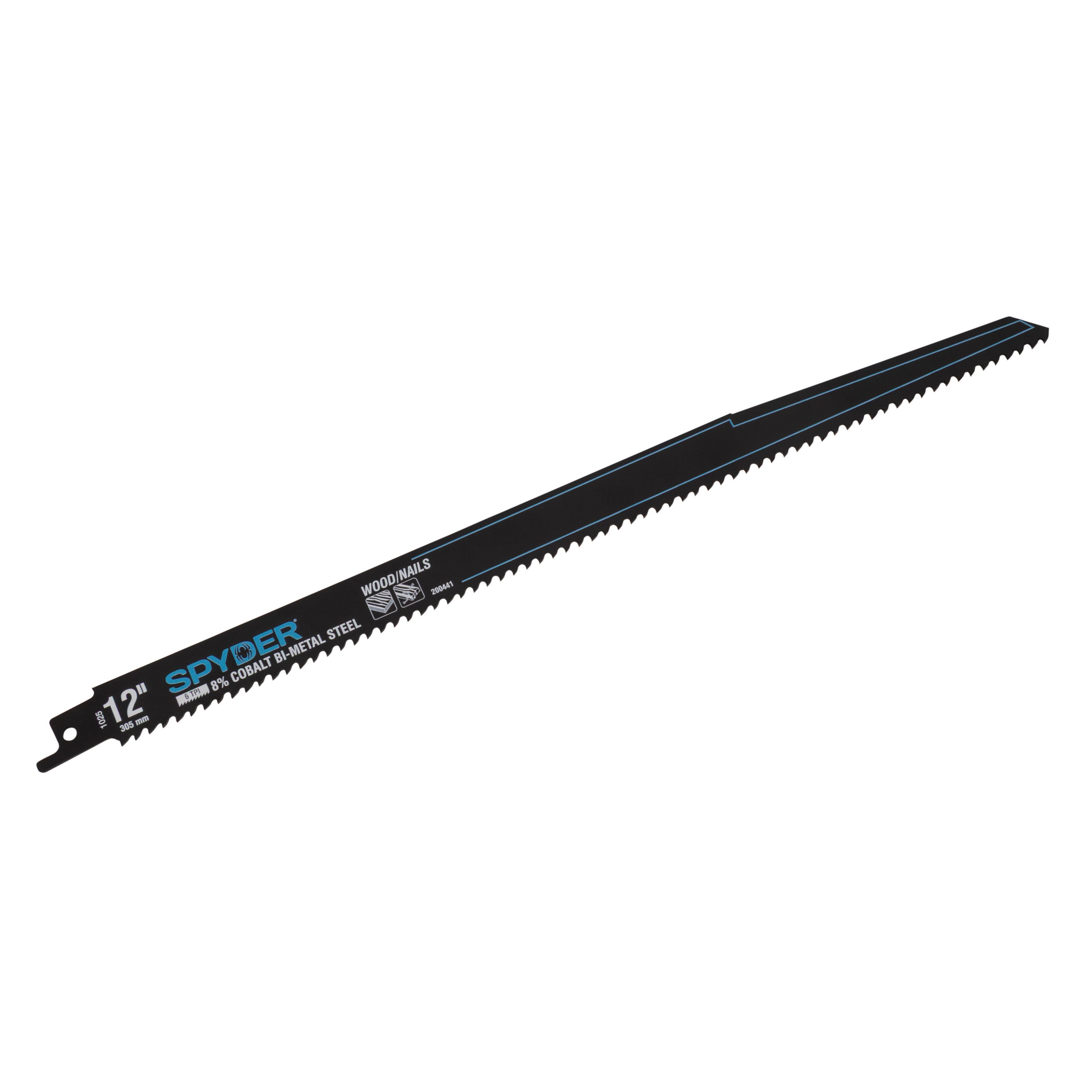 12" 6 TPI Bi-Metal Reciprocating Saw Blade Black Series™