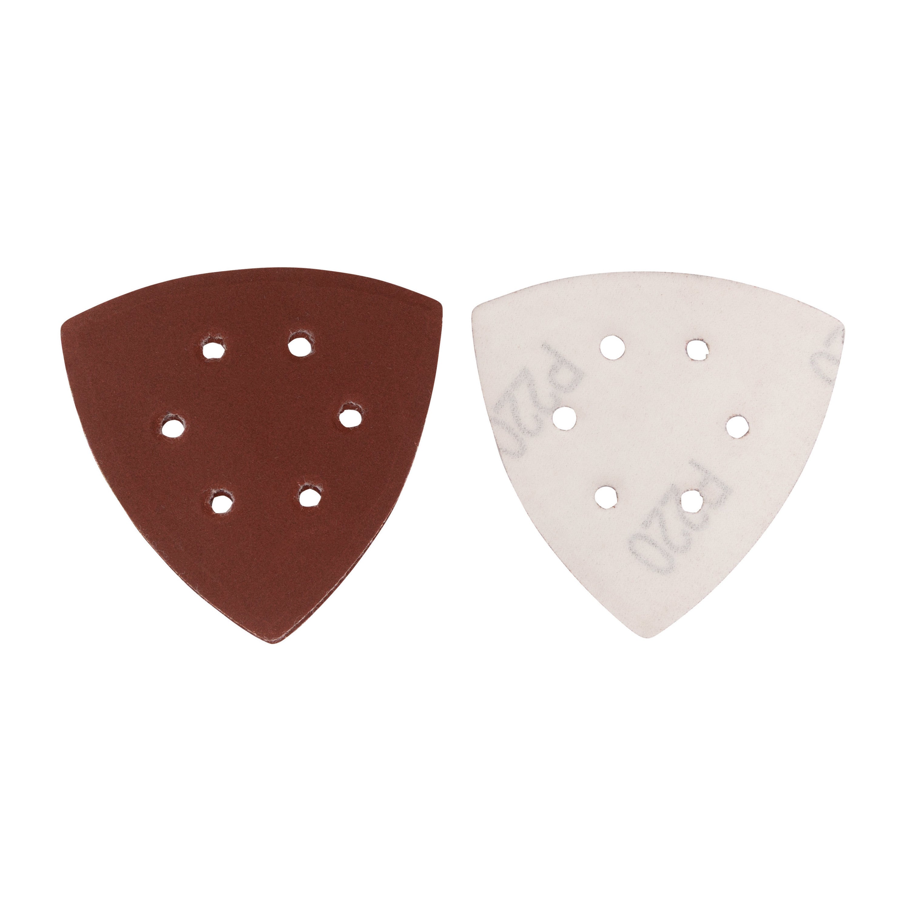 10-Piece 3.5" 6-Hole Detail Sanding Block & Paper Oscillating Tool Sanding Kit Sanding