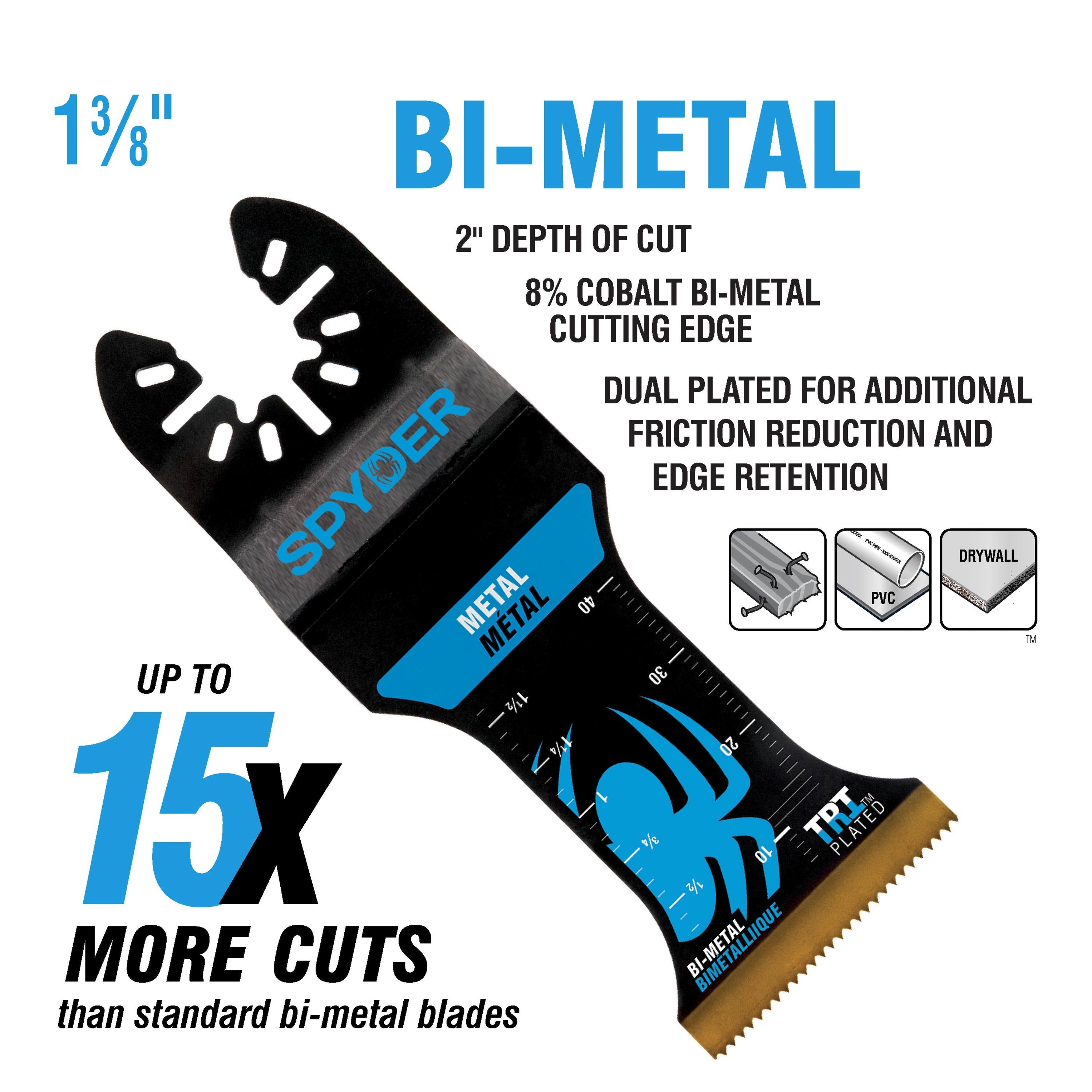 1.35" x 2" Bi-Metal Metal Cutting Oscillating Tool Blade