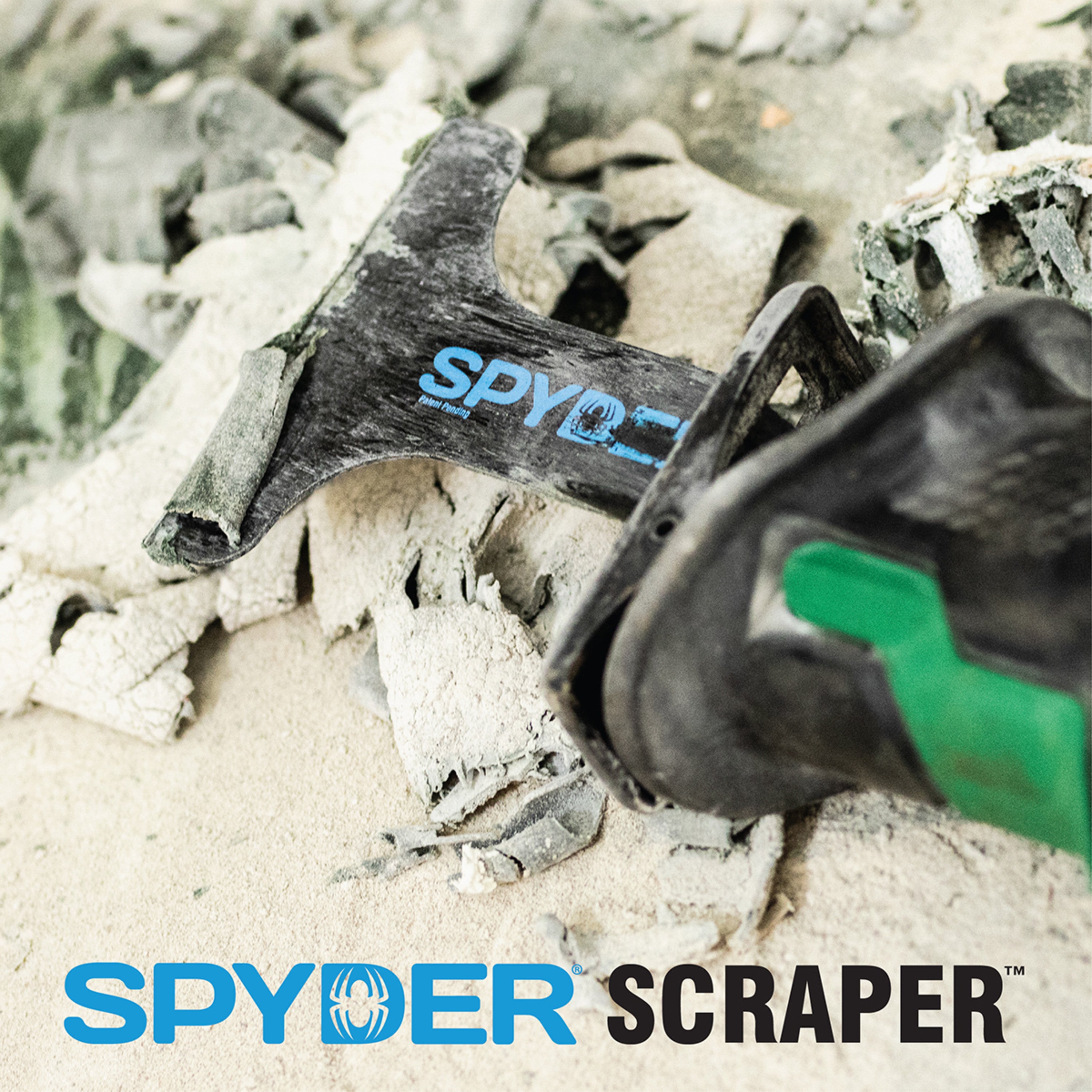 3-Piece Scraper Blade Reciprocating Saw Attachment Set (2, 4, & 6") Spyder Scraper™