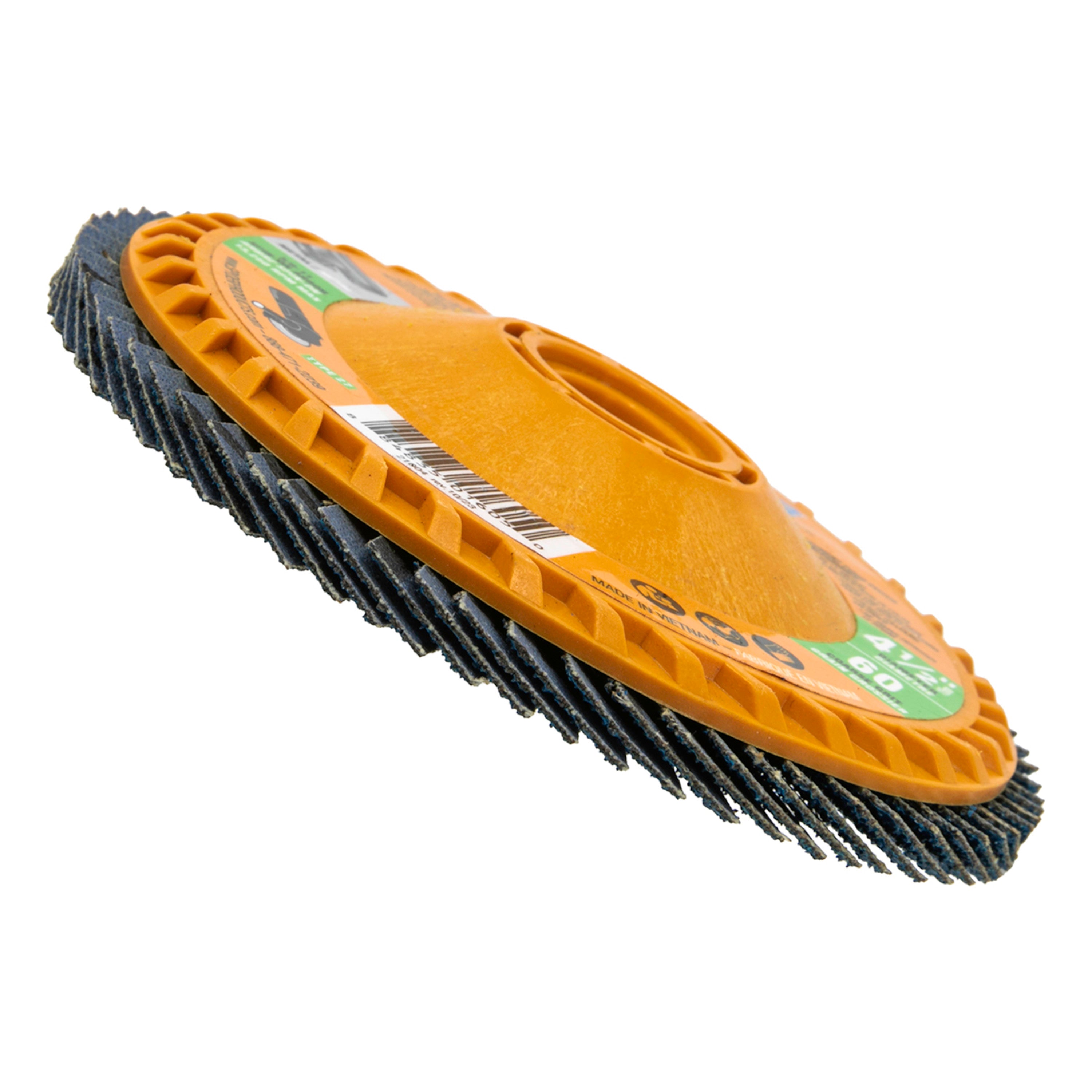 4.5" Ceramic 60-Grit Flap Disc Bite™