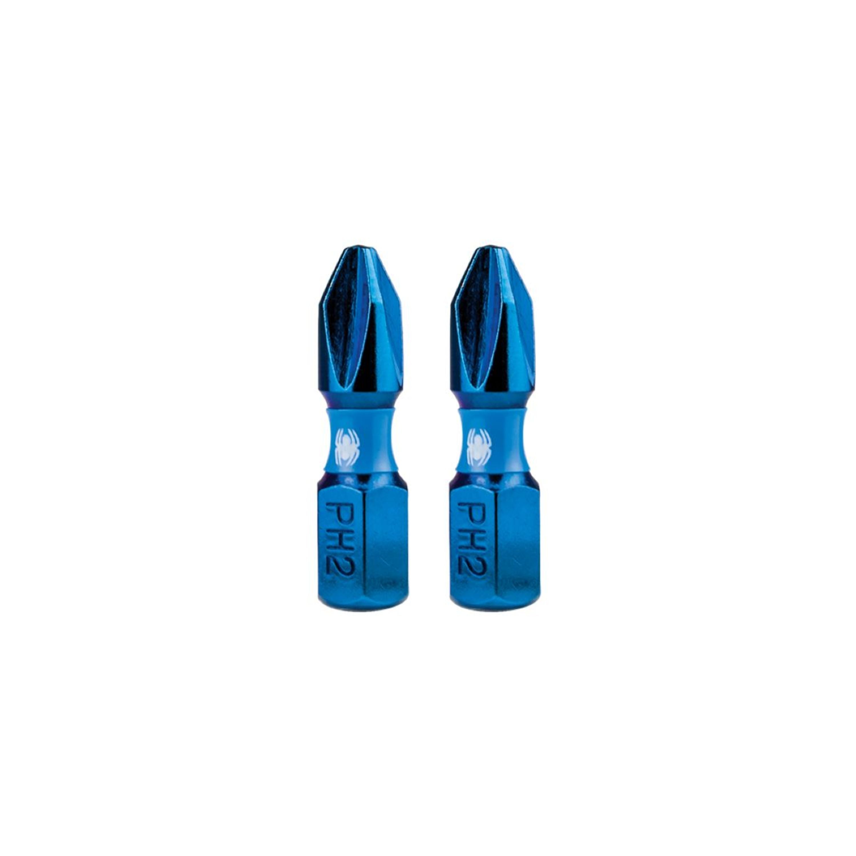 1" PH2 Philips Impact Driver Bit (2-Pack) Mach-Blue®