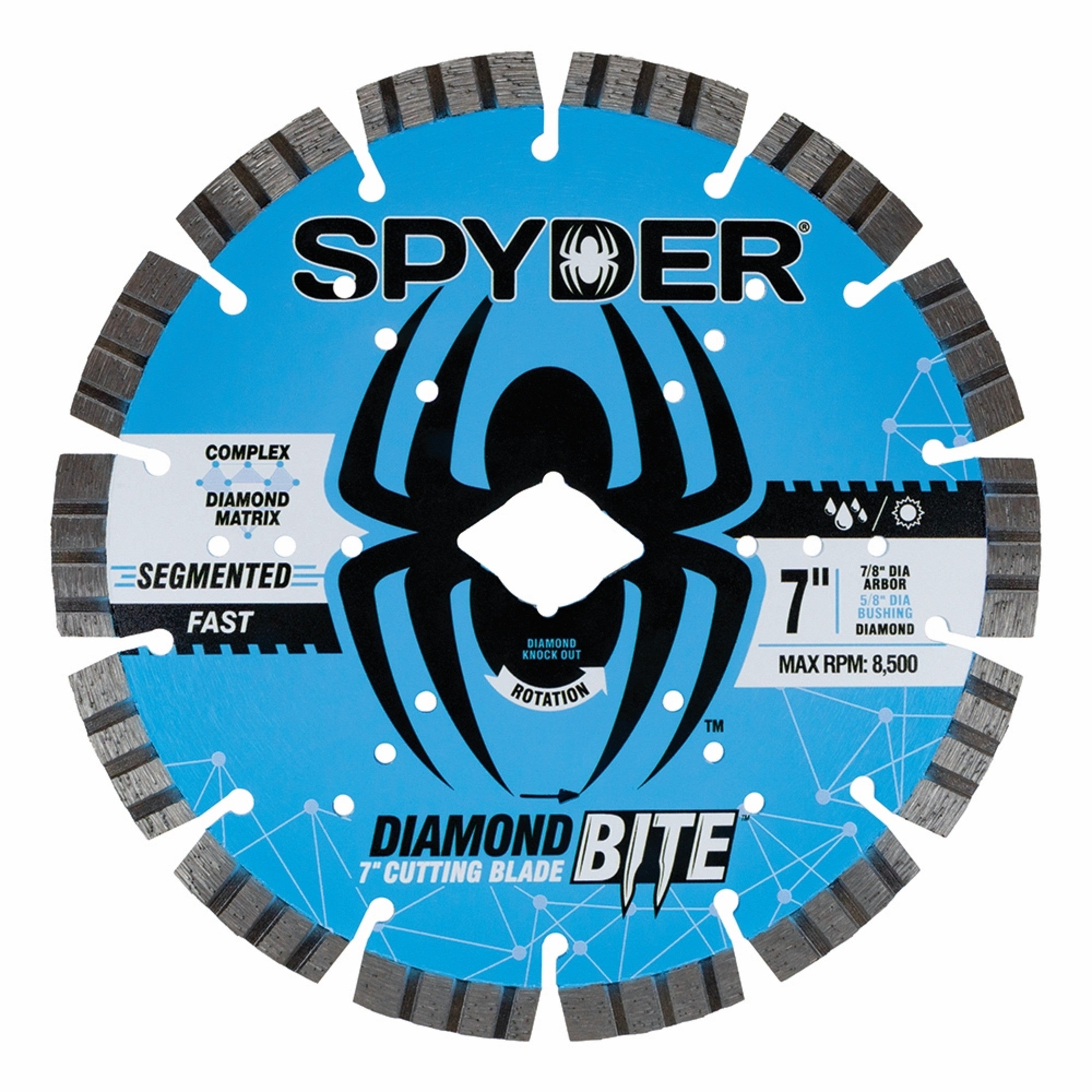 7" Wet/Dry Segmented Diamond Saw Blade Diamond Bite™