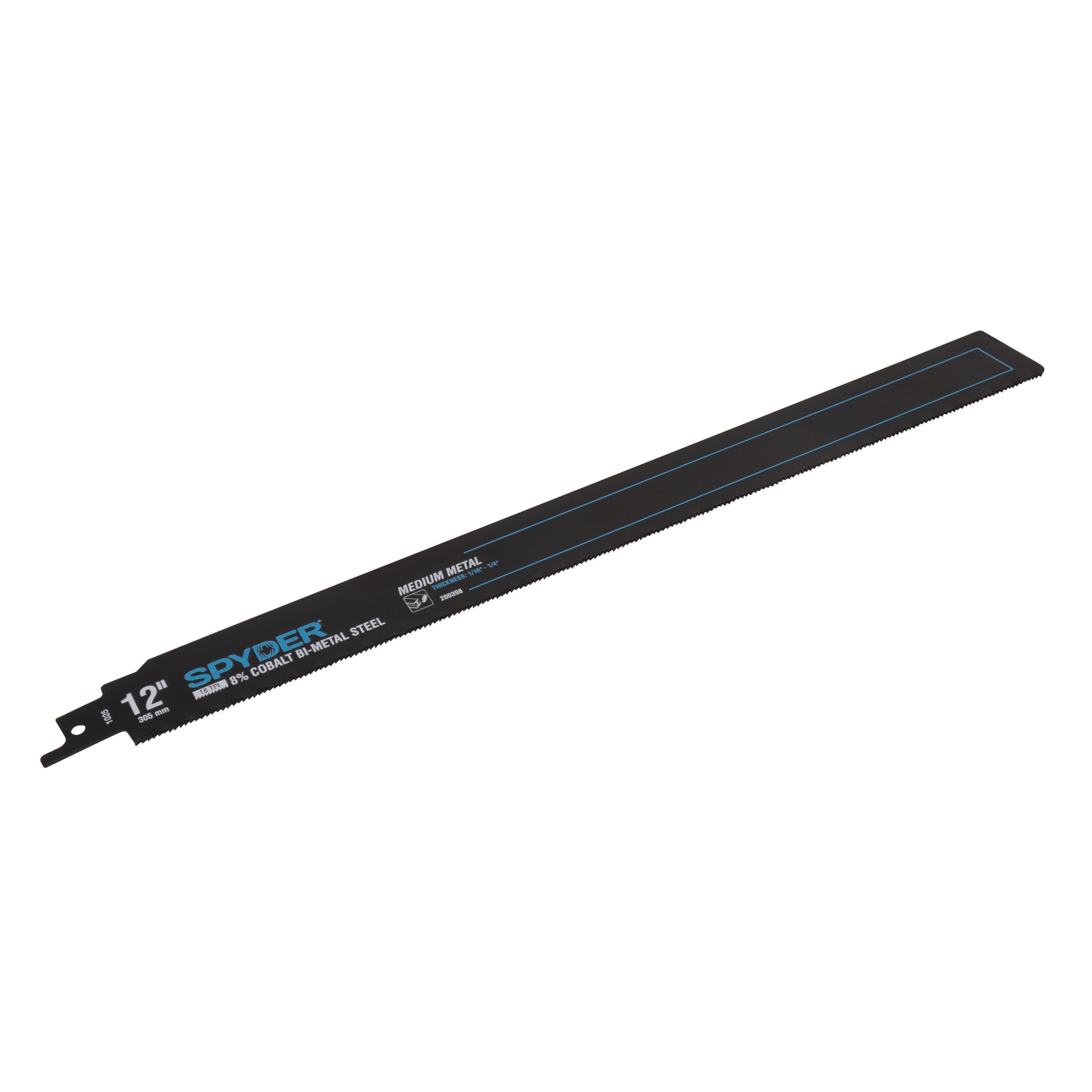 12" 18 TPI Bi-Metal Reciprocating Saw Blade (5-Pack) Black Series™