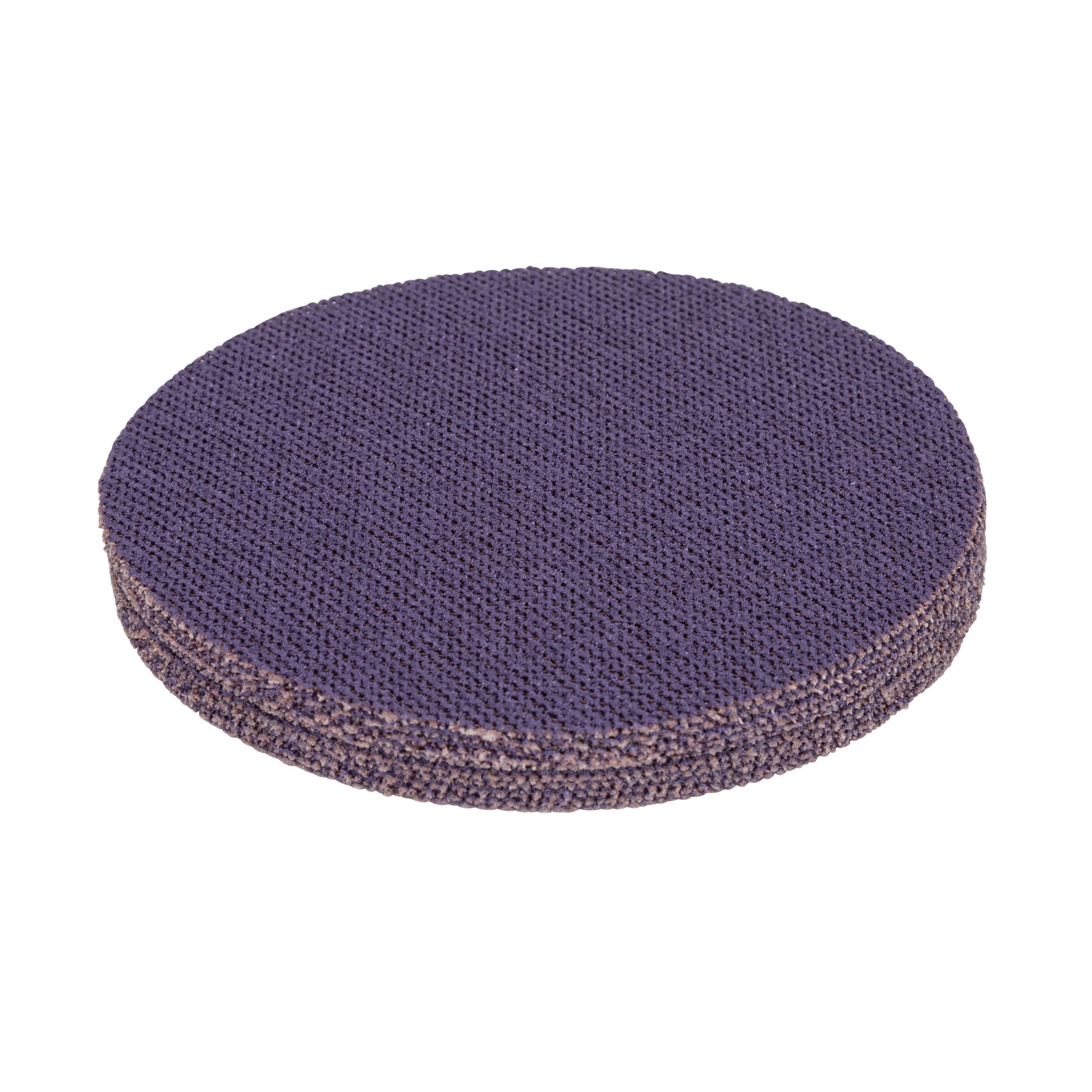 5" 60 Grit Ceramic Net Hook & Loop Sanding Discs (10-Pack) Bite