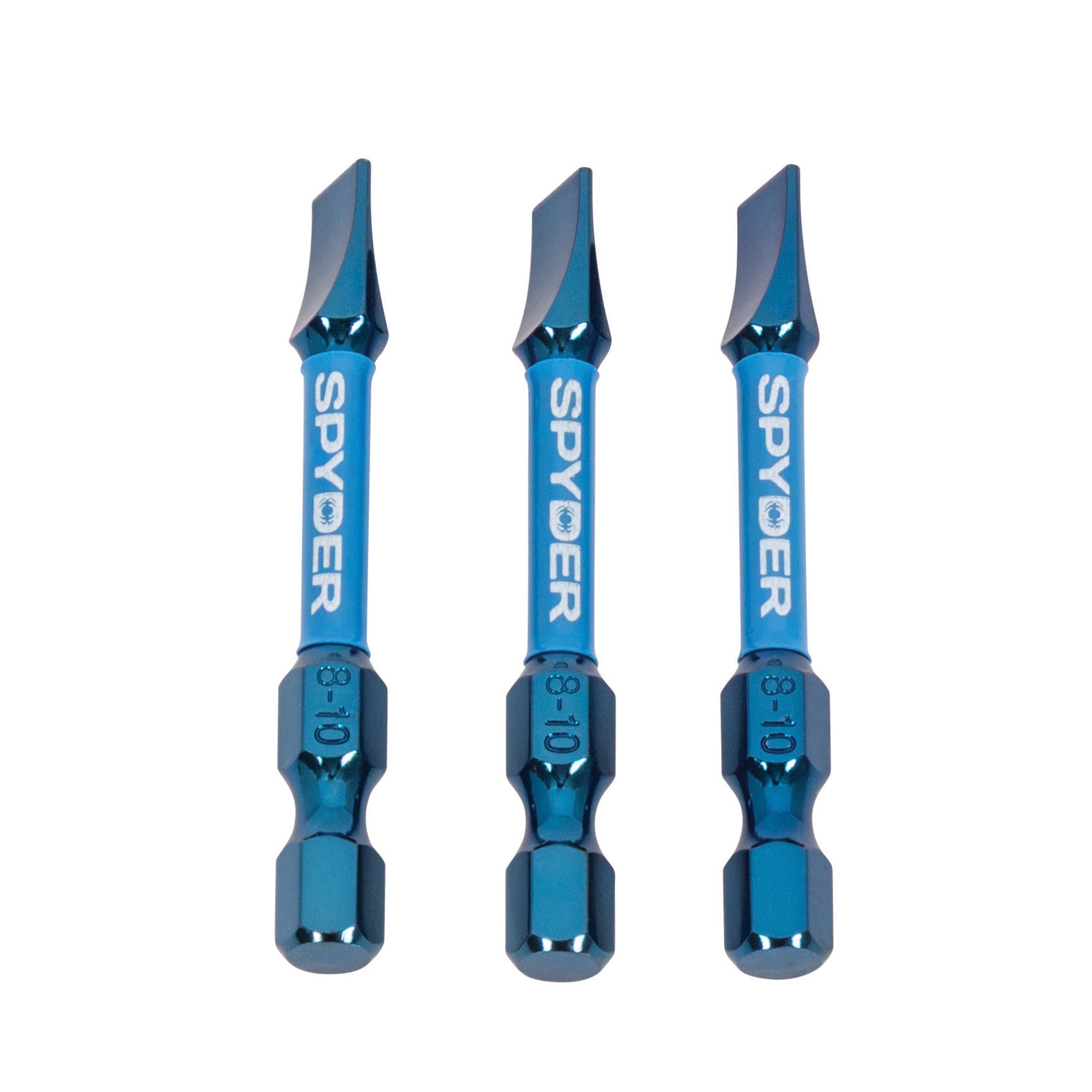 SL8-10 x 2" Mach-Blue™ Driver Bit (3-Pack) Mach-Blue™