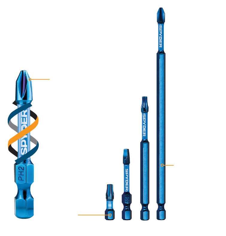 Impact-Rated Driver Bits