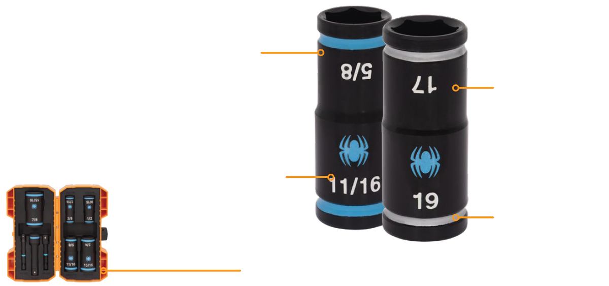 6-Point Impact Sockets