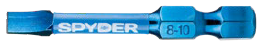 2-Inch Blue Spyder driver bit on a white background