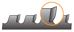 Carbide-Tipped Teeth
