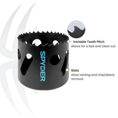 13-Piece Bi-Metal Plumbers Hole Saw Kit Rapid Core Eject® Bi-Metal