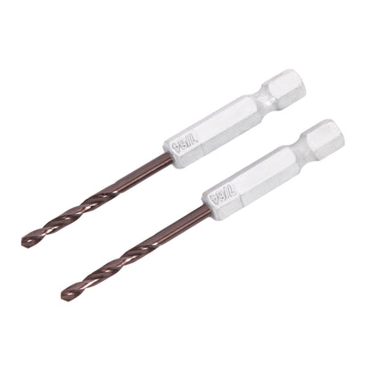 7/64" Hex Shank Drill Bit (2-Pack) TetraClad™