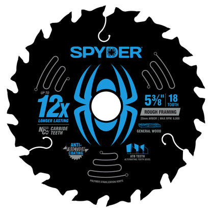 5-3/8" 18-Tooth Saw Blade for Rough Framing