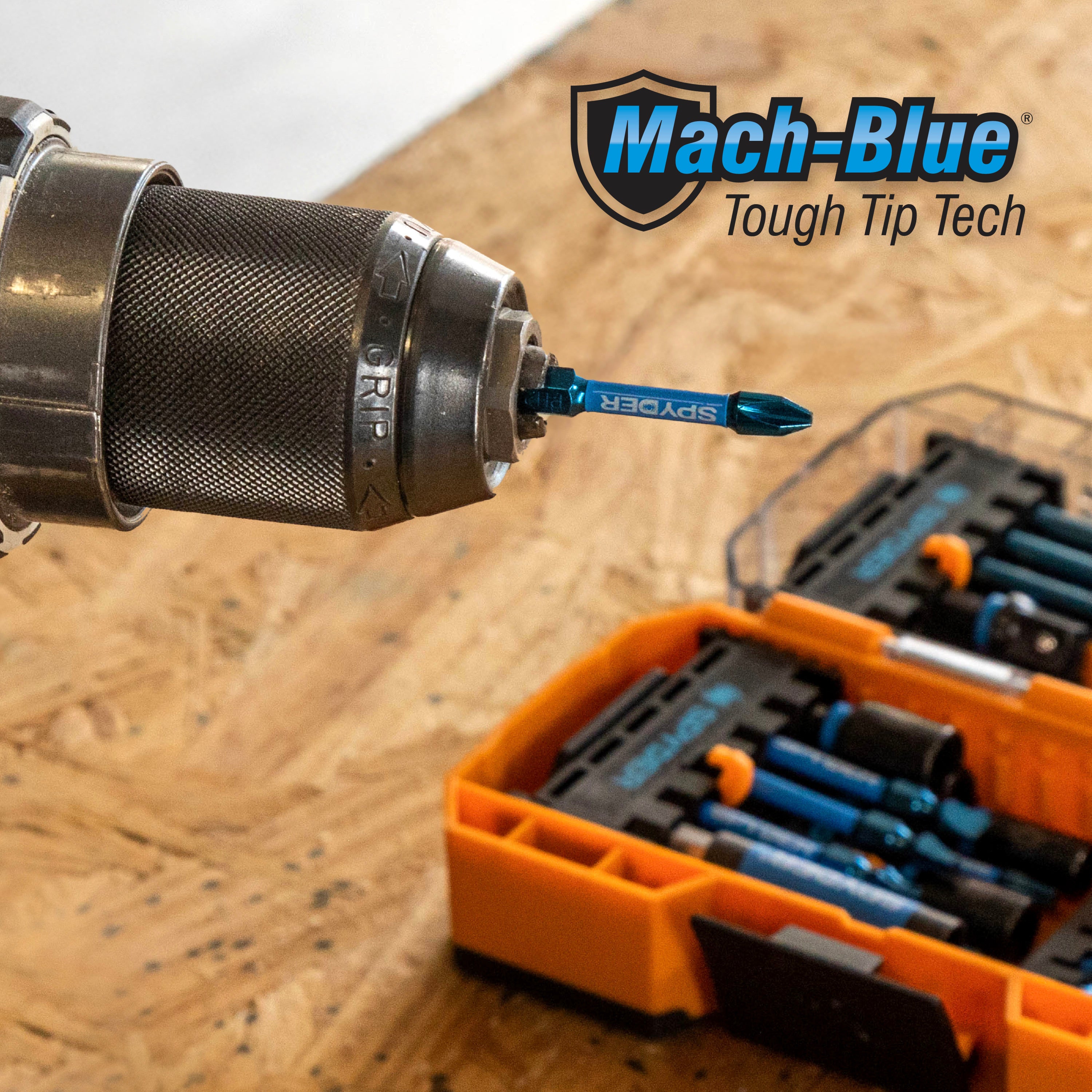 30-Piece Drill & Impact Driver Bit Set Mach-Blue®