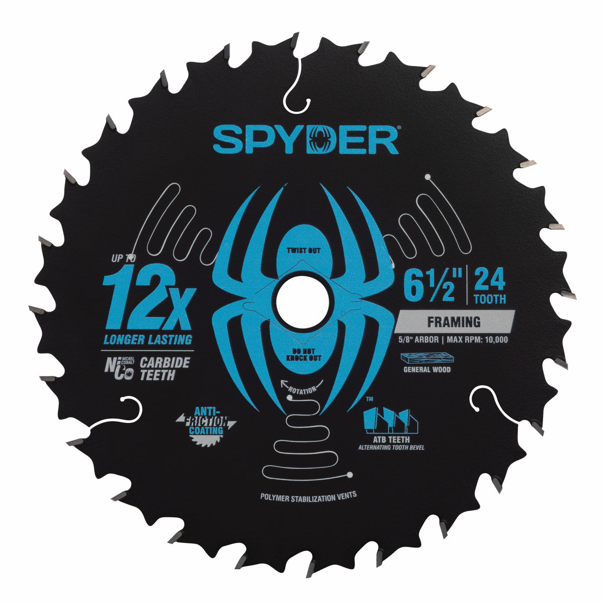 6-1/2" 24-Tooth Saw Blade for Framing