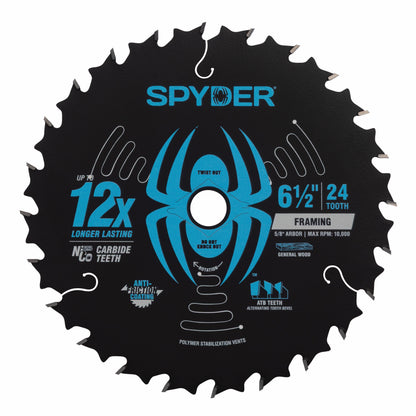 6-1/2" 24-Tooth Saw Blade for Framing